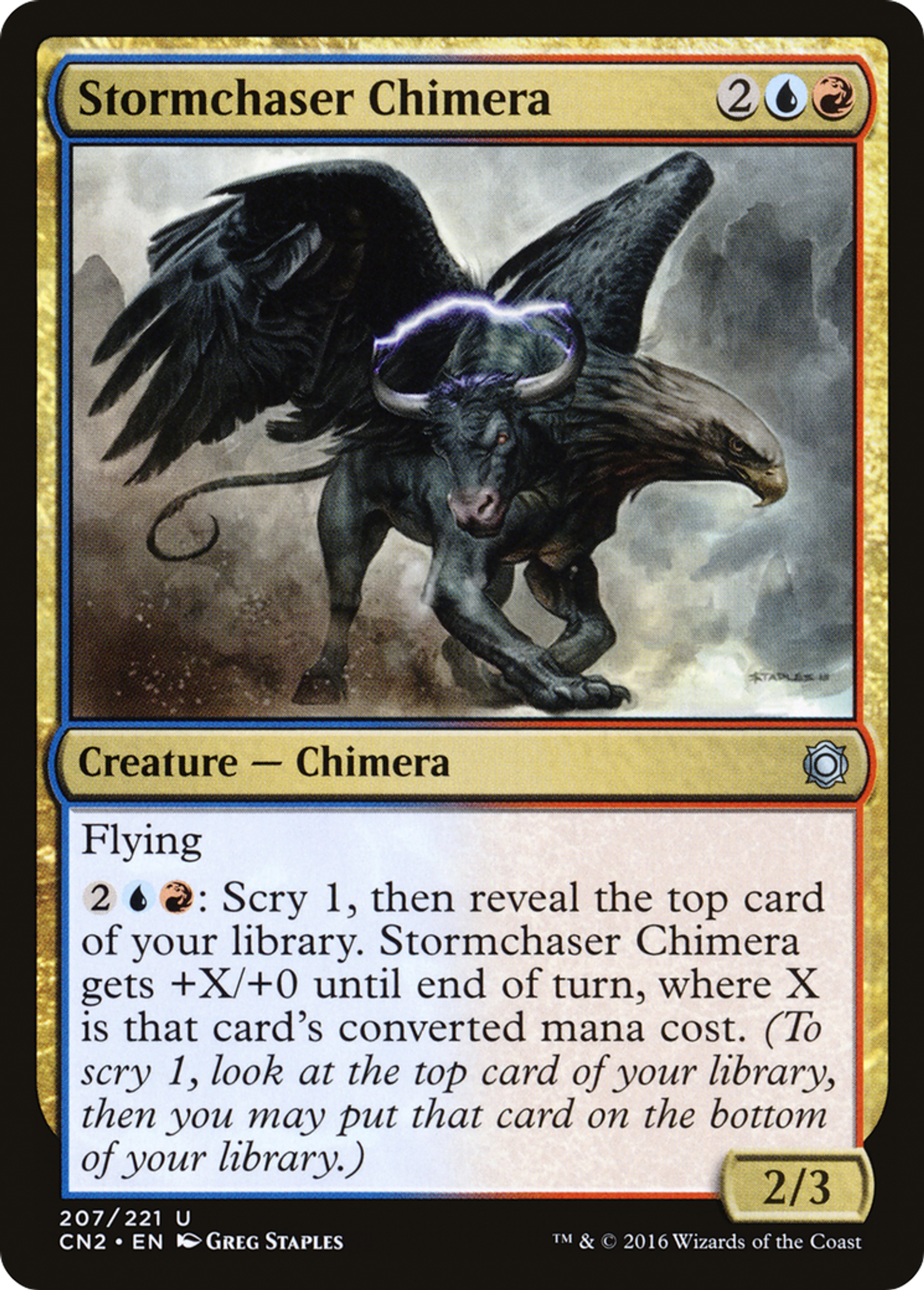 Stormchaser Chimera — Conspiracy: Take the Crown — Magic: The Gathering