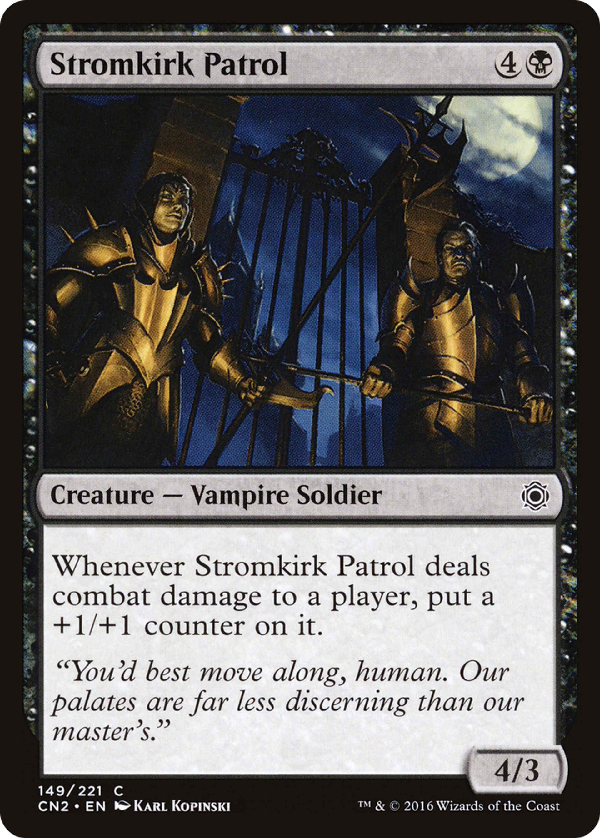 Patrouille de Stromkirk — Conspiracy: Take the Crown — Magic: The Gathering