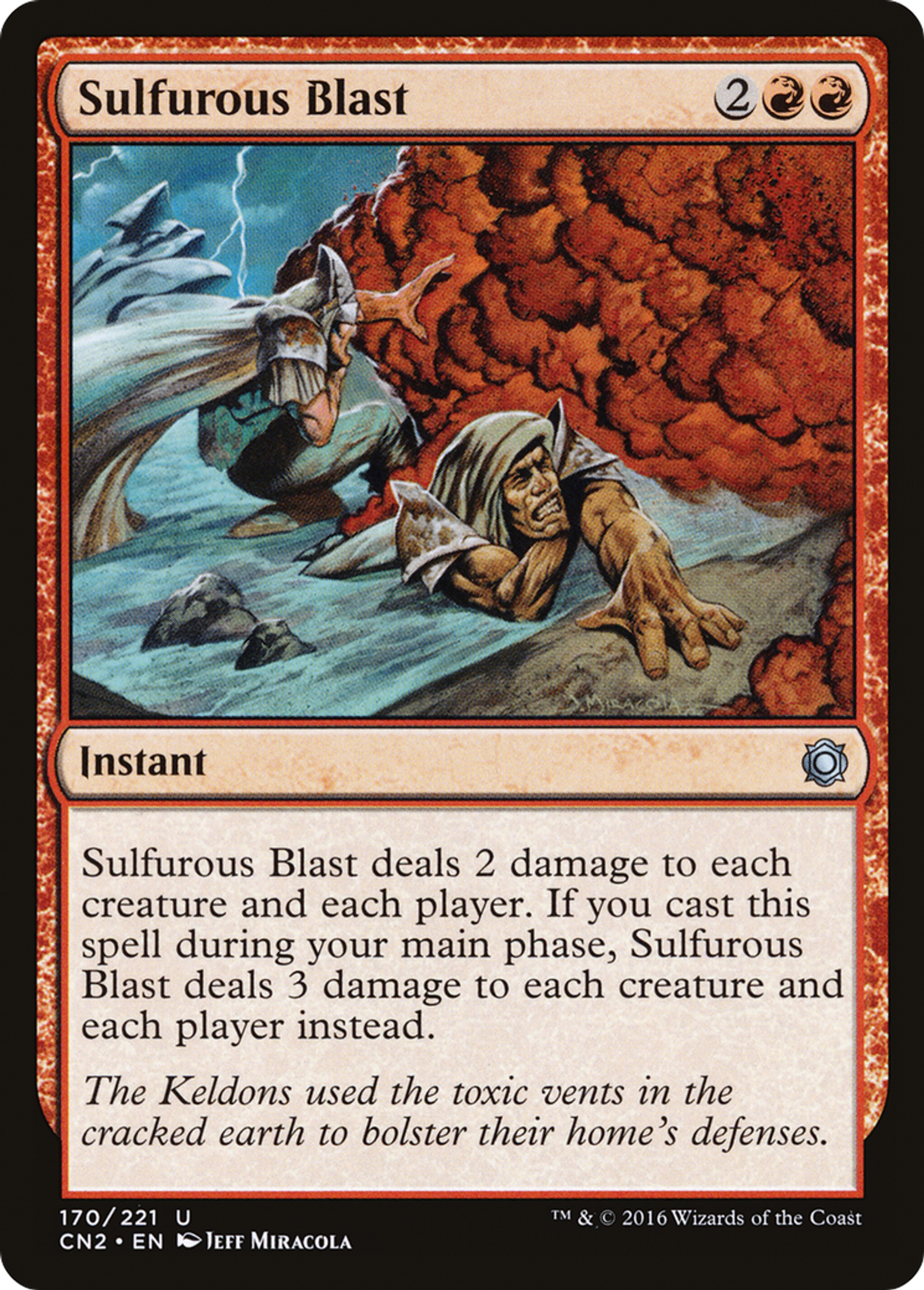 Salve sulfureuse — Conspiracy: Take the Crown — Magic: The Gathering