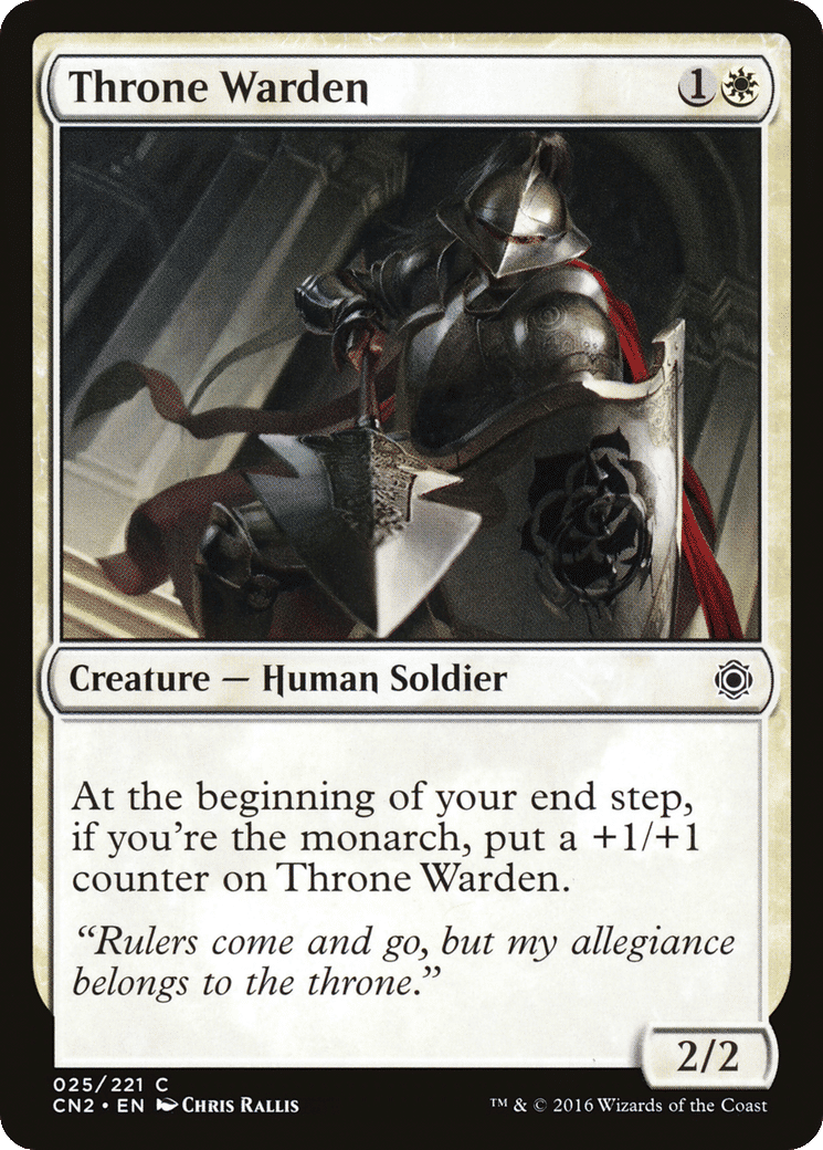 Throne Warden — Conspiracy: Take the Crown — Magic: The Gathering