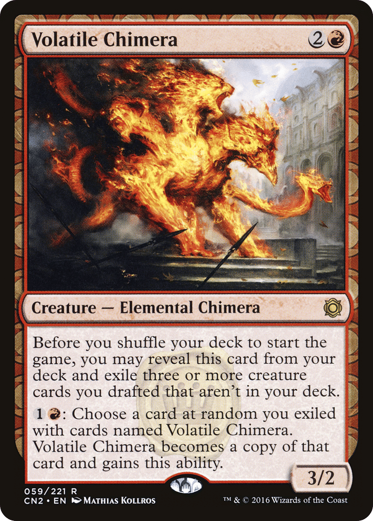 Volatile Chimera — Conspiracy: Take the Crown — Magic: The Gathering