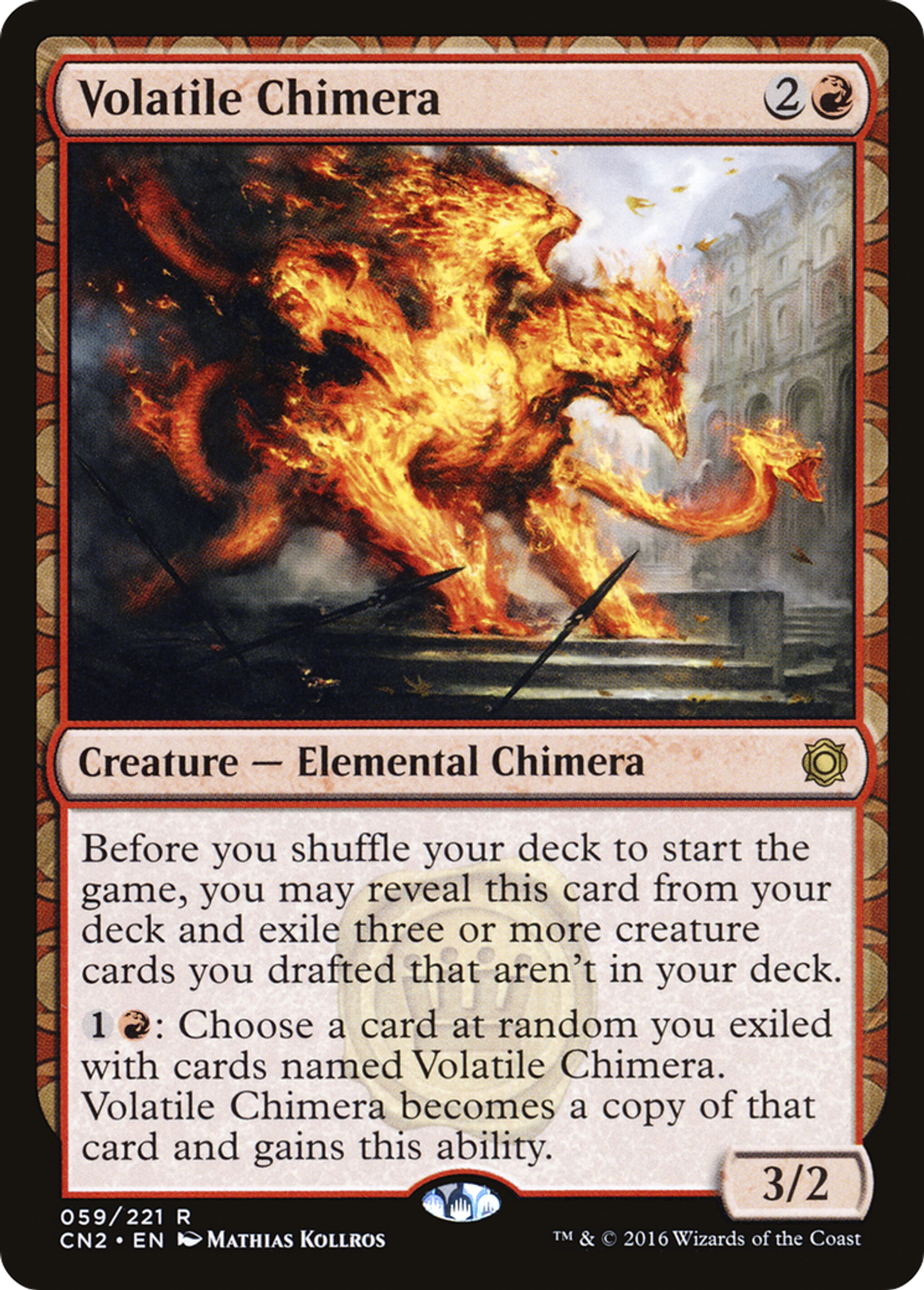 Volatile Chimera — Conspiracy: Take the Crown — Magic: The Gathering