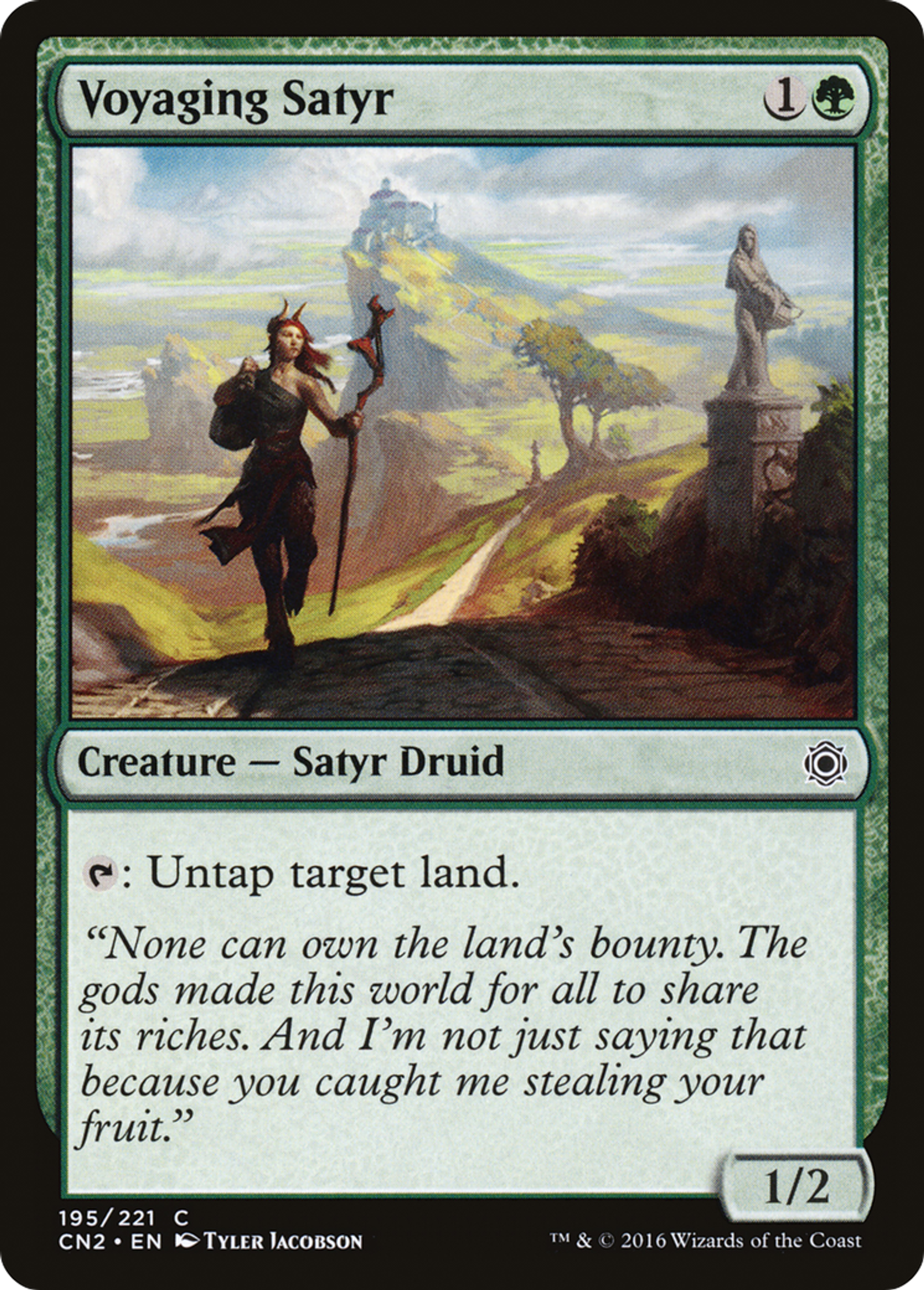 Satyre voyageur — Conspiracy: Take the Crown — Magic: The Gathering