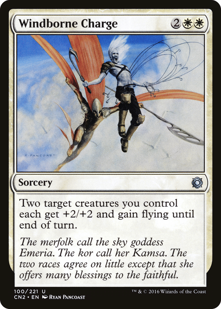 Windborne Charge — Conspiracy: Take the Crown — Magic: The Gathering