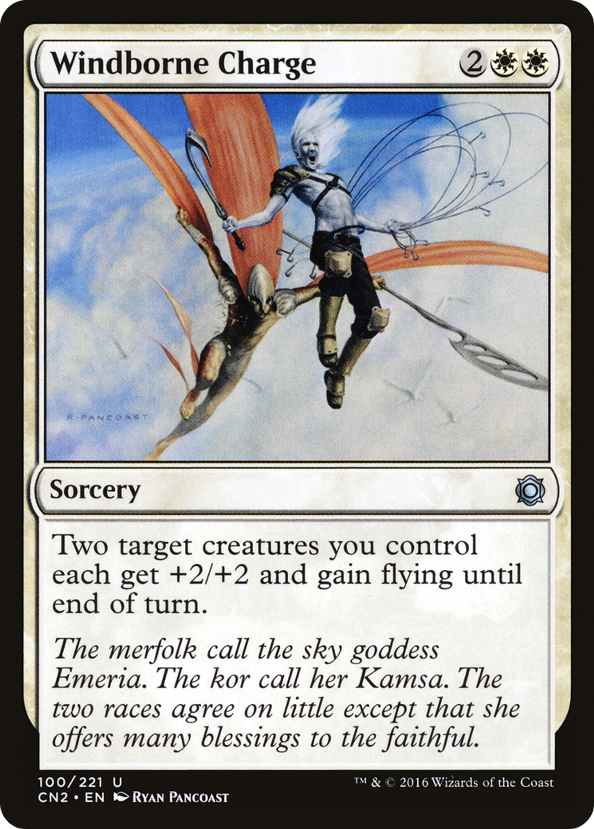 Windborne Charge — Conspiracy: Take the Crown — Magic: The Gathering