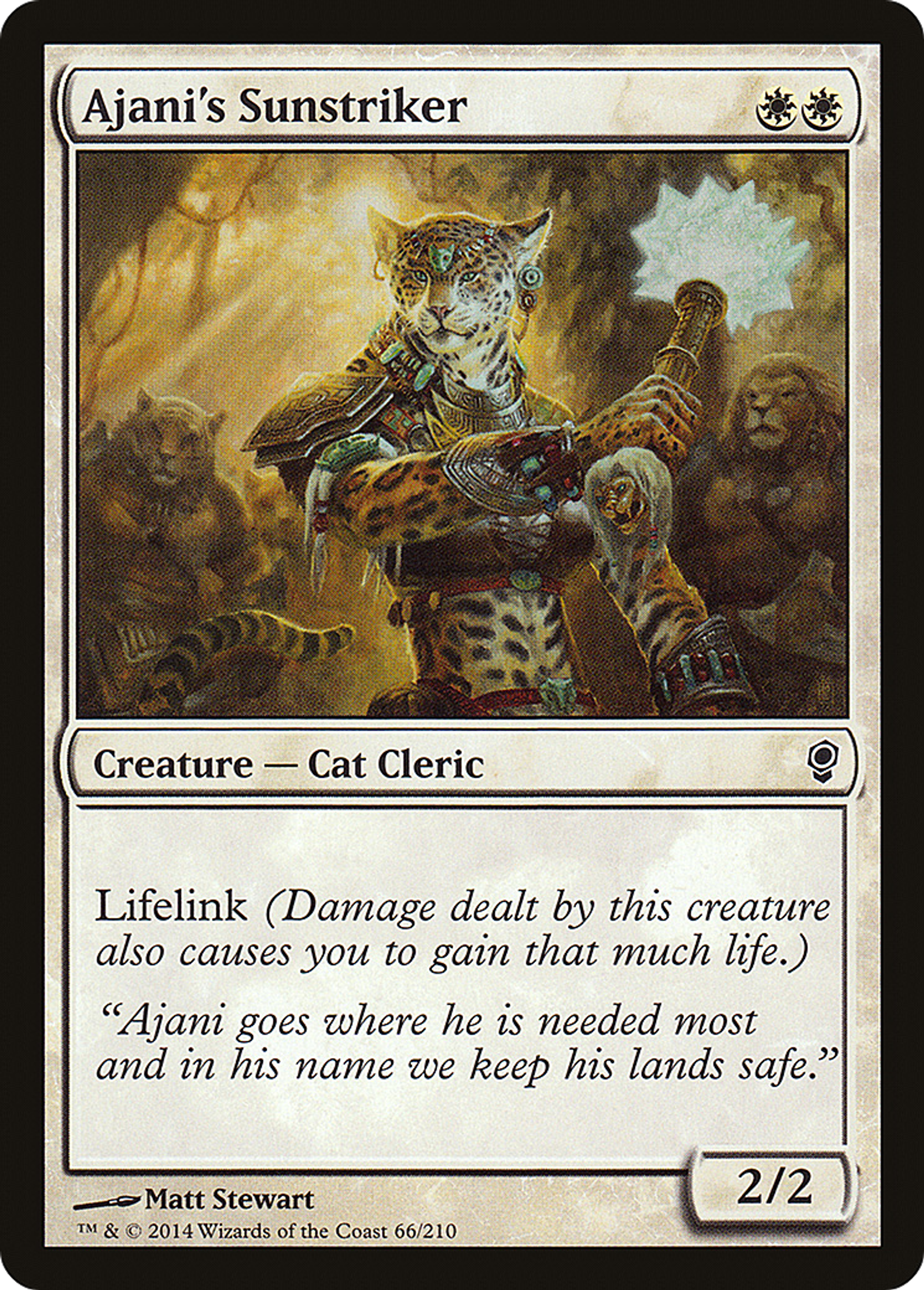Ajani's Sunstriker — Conspiracy — Magic: The Gathering