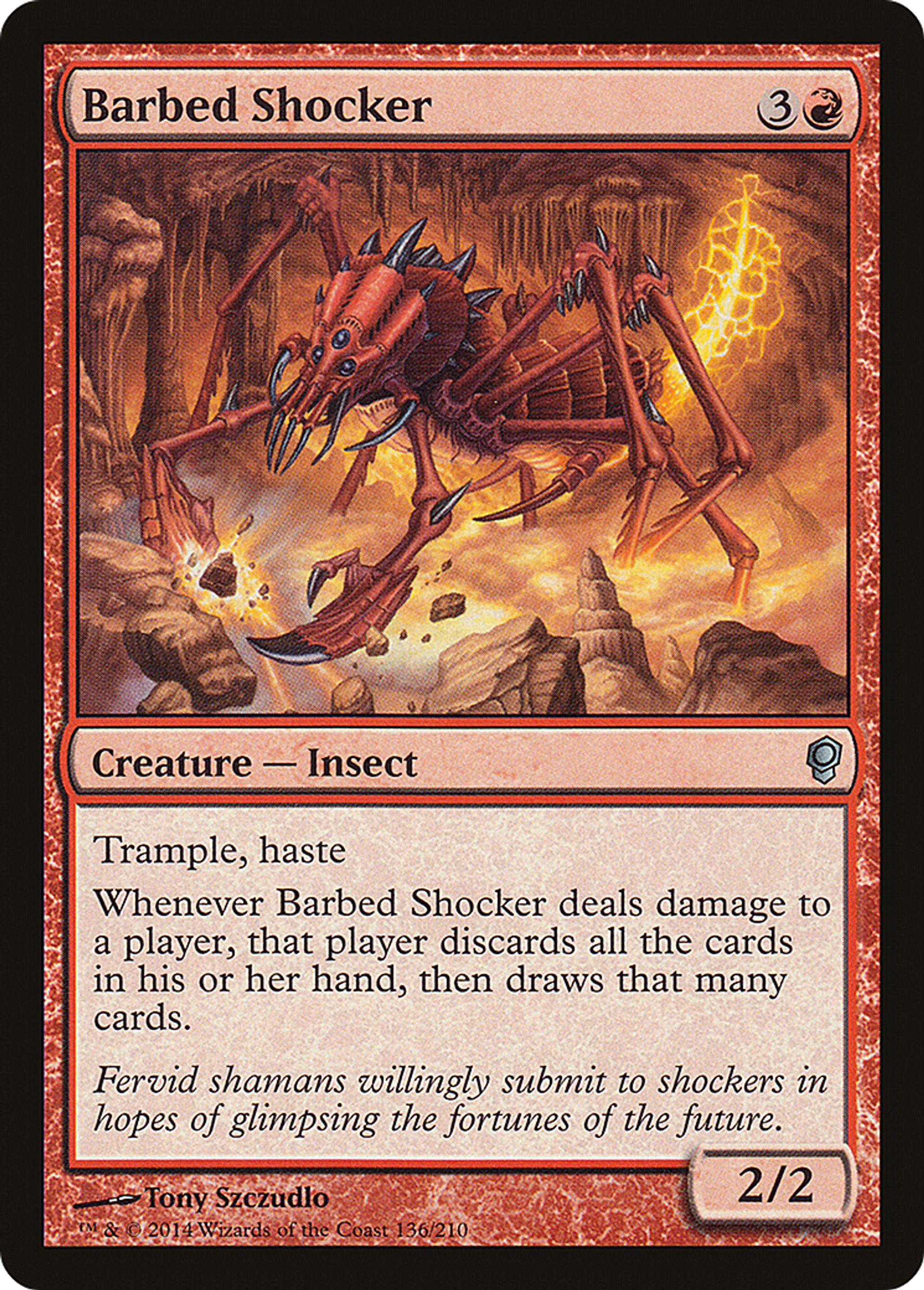 Barbed Shocker — Conspiracy — Magic: The Gathering