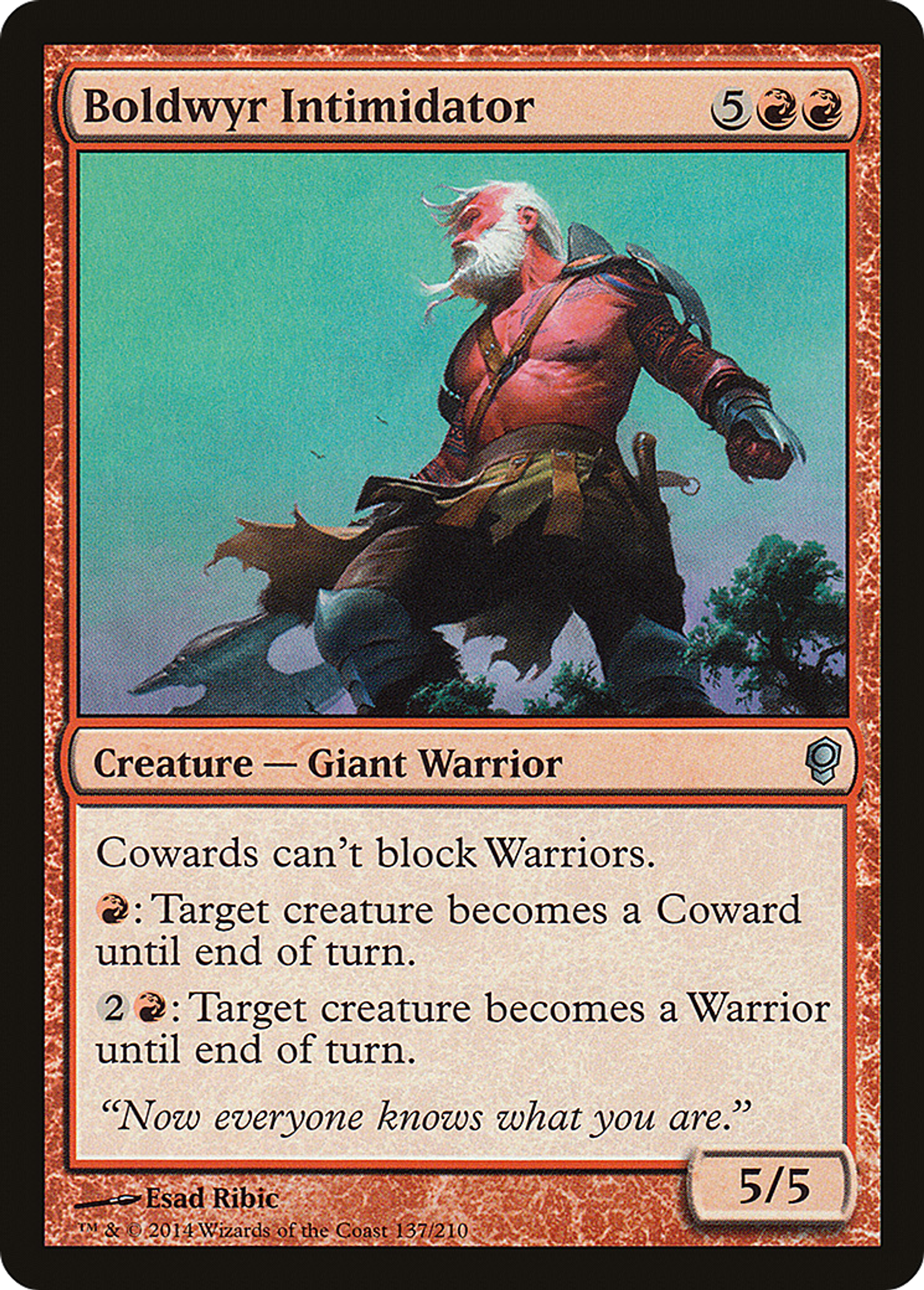 Boldwyr Intimidator — Conspiracy — Magic: The Gathering