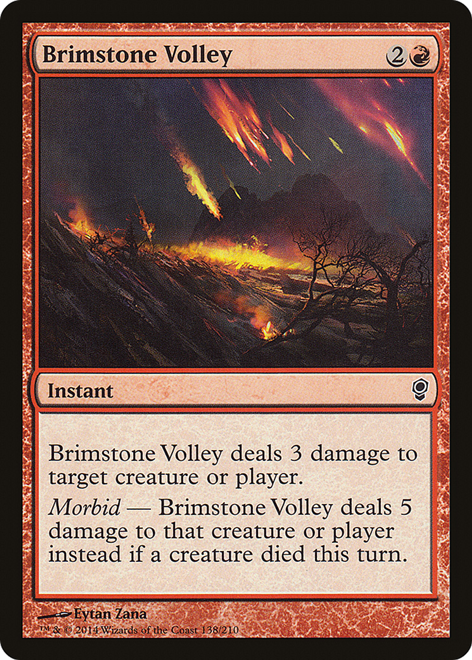 Brimstone Volley — Conspiracy — Magic: The Gathering