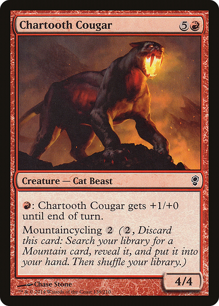 Chartooth Cougar — Conspiracy — Magic: The Gathering