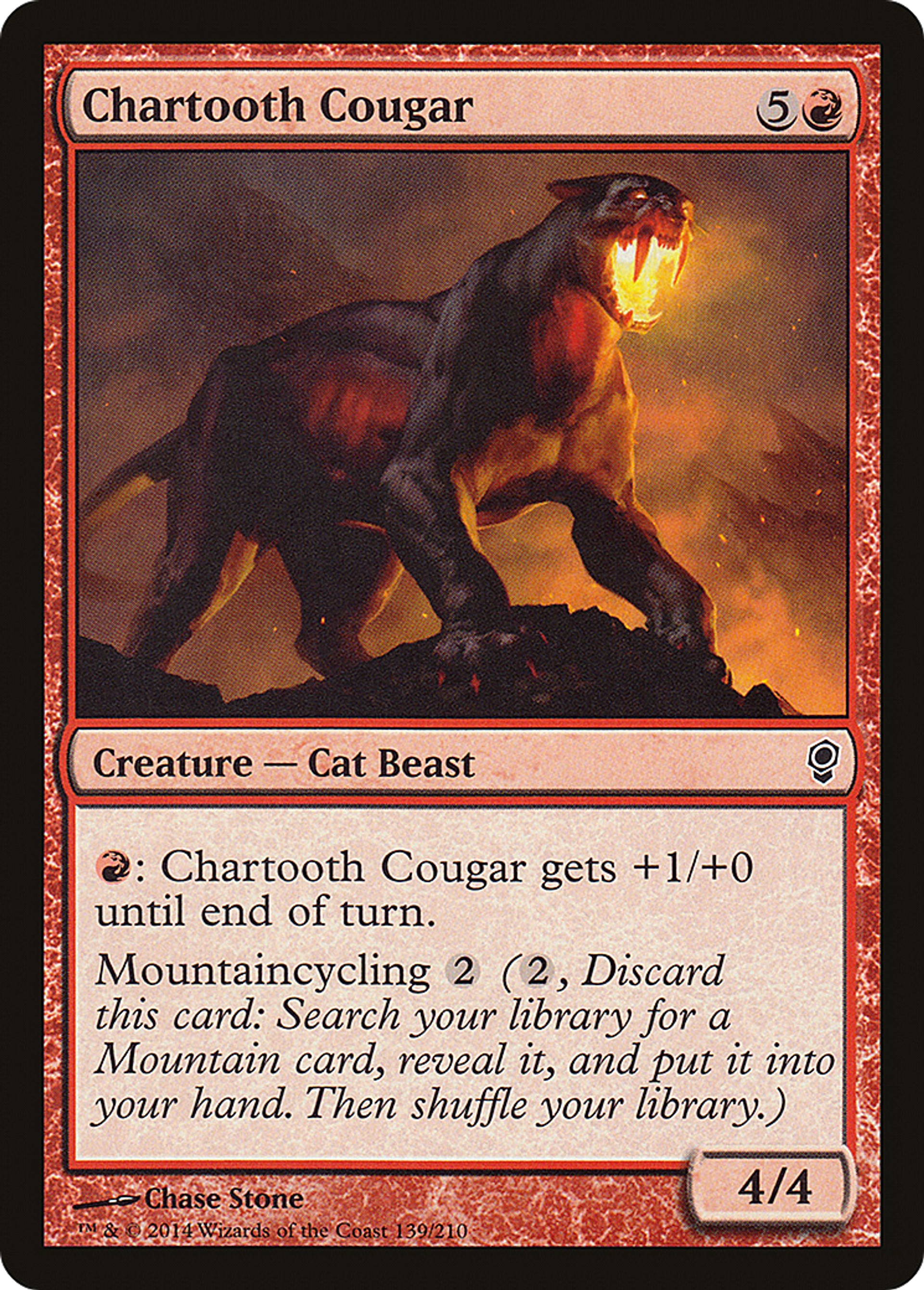 Chartooth Cougar — Conspiracy — Magic: The Gathering