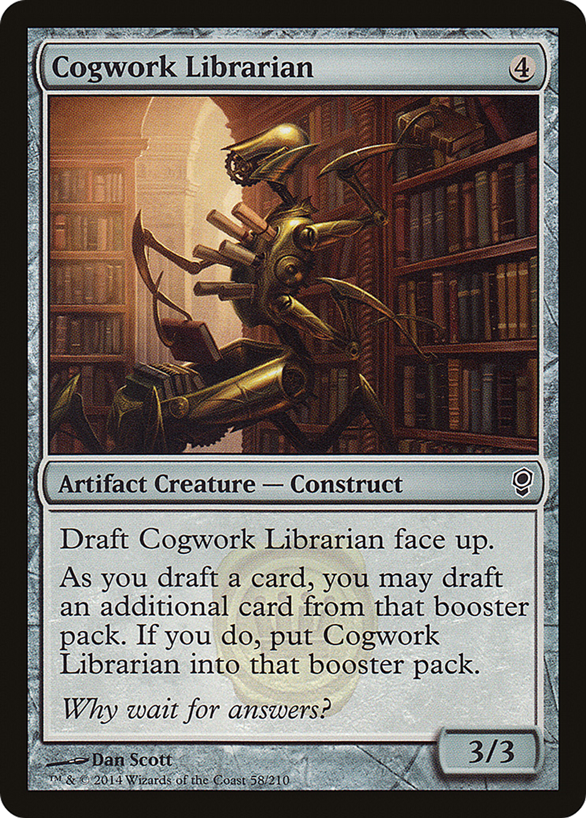 Cogwork Librarian — Conspiracy — Magic: The Gathering