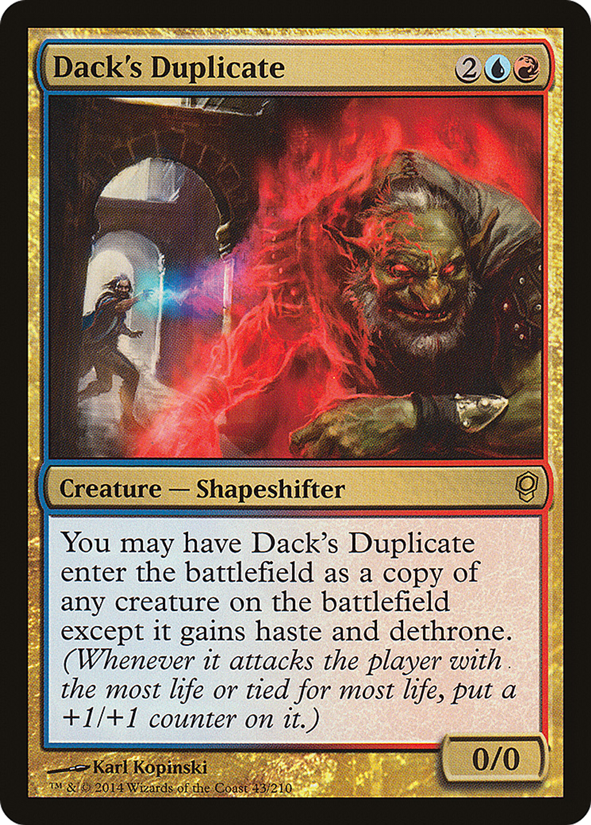 Dack's Duplicate — Conspiracy — Magic: The Gathering
