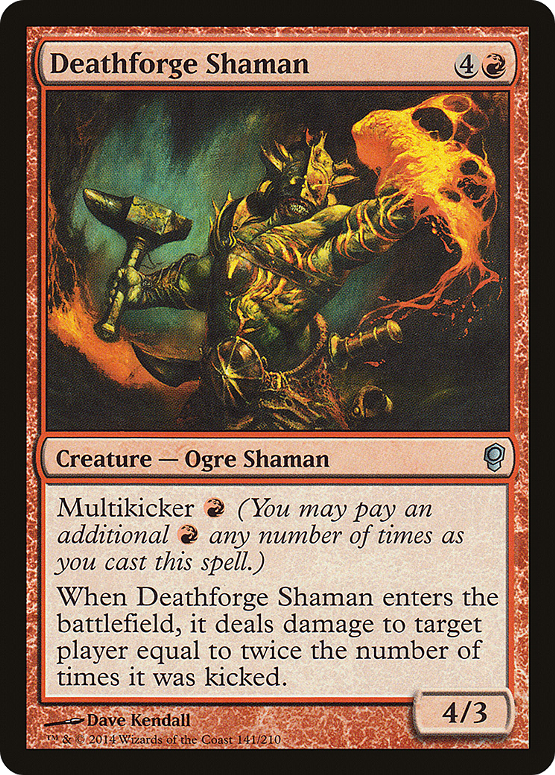 Deathforge Shaman — Conspiracy — Magic: The Gathering