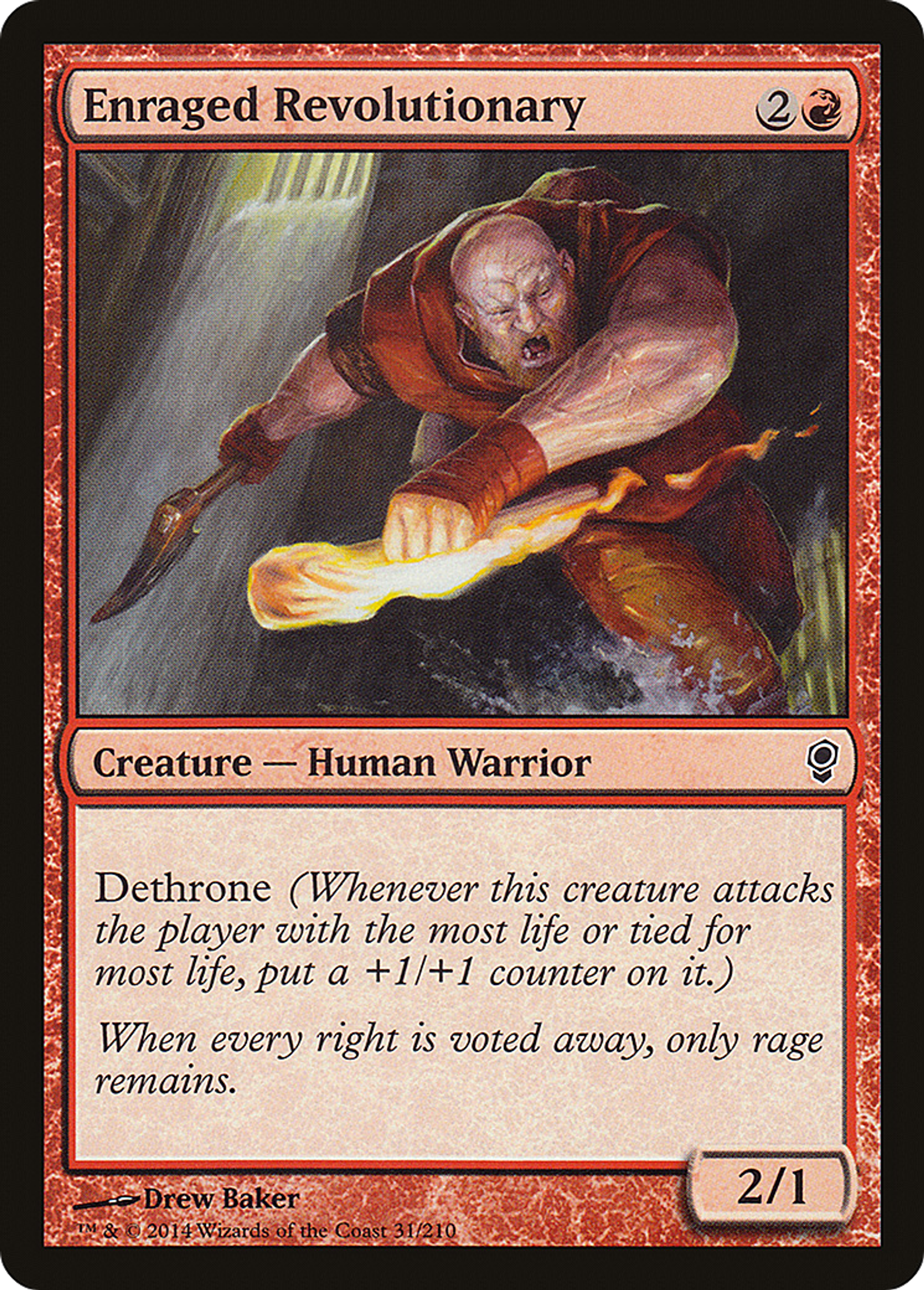 Enraged Revolutionary — Conspiracy — Magic: The Gathering