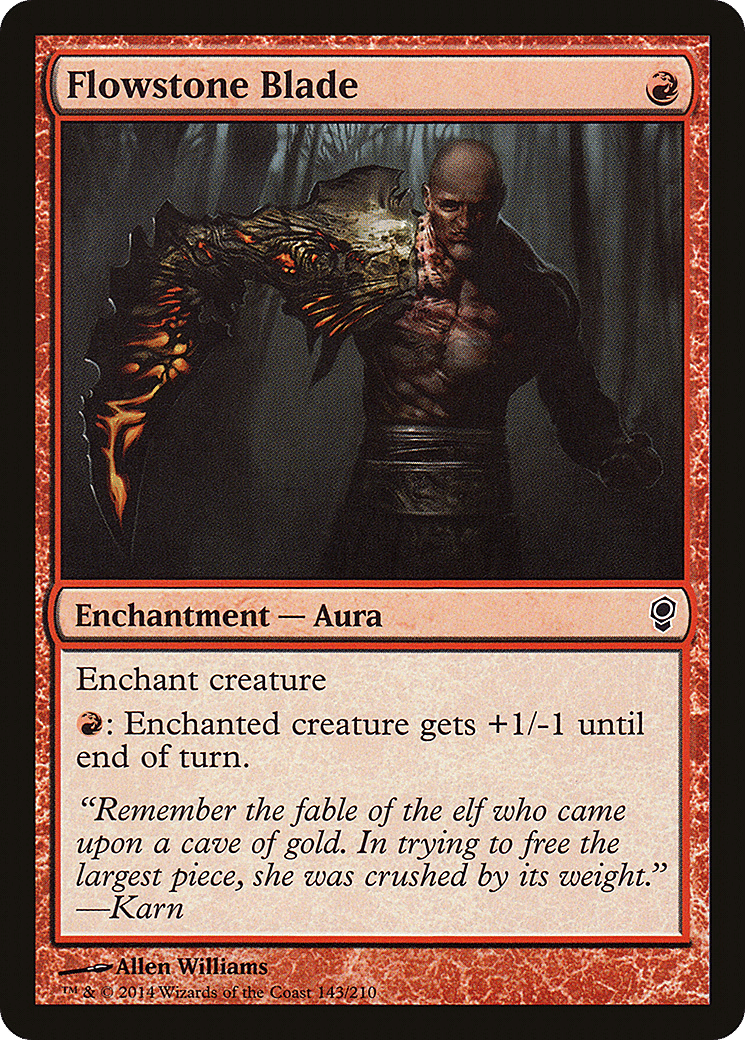 Flowstone Blade — Conspiracy — Magic: The Gathering