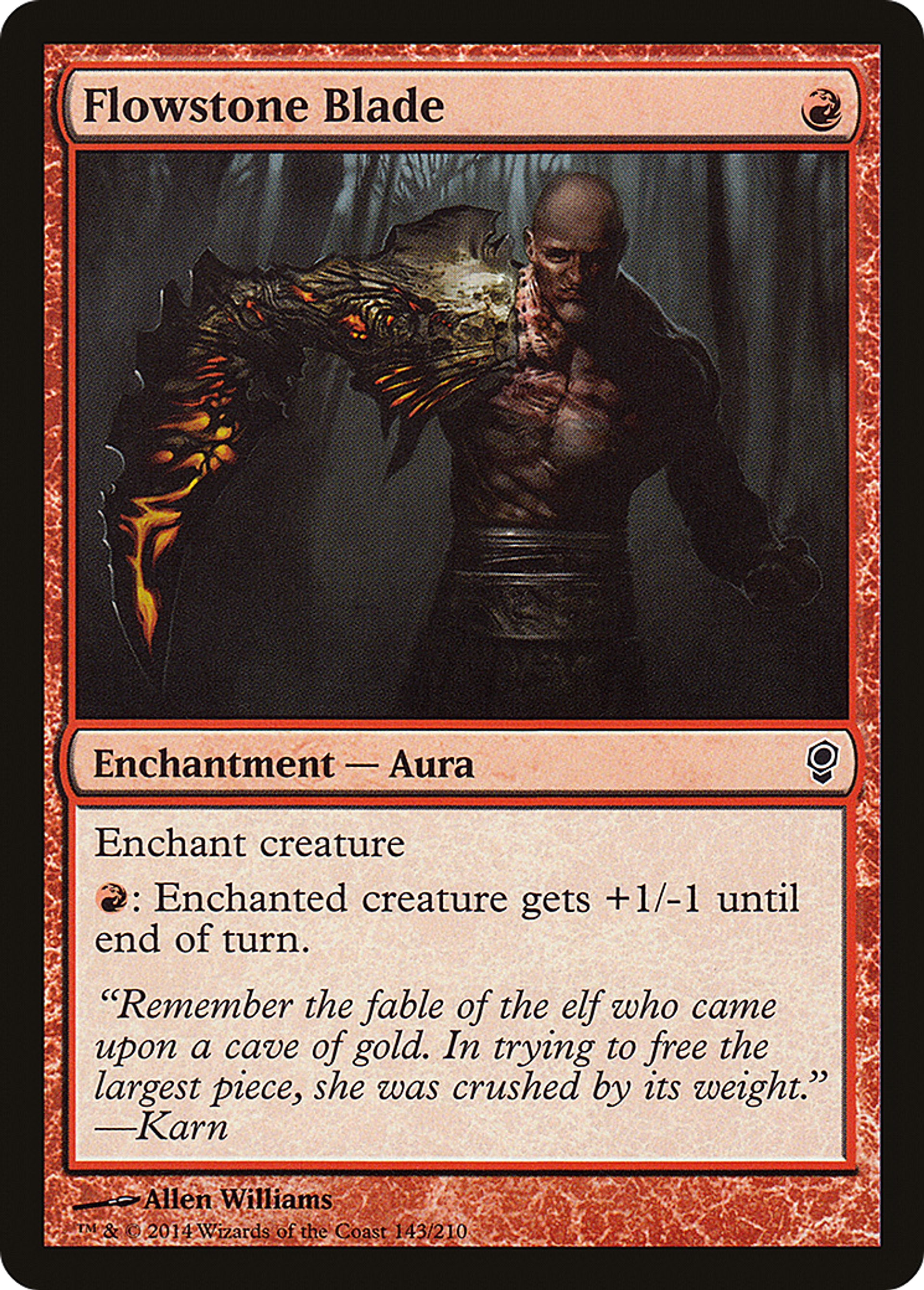 Flowstone Blade — Conspiracy — Magic: The Gathering