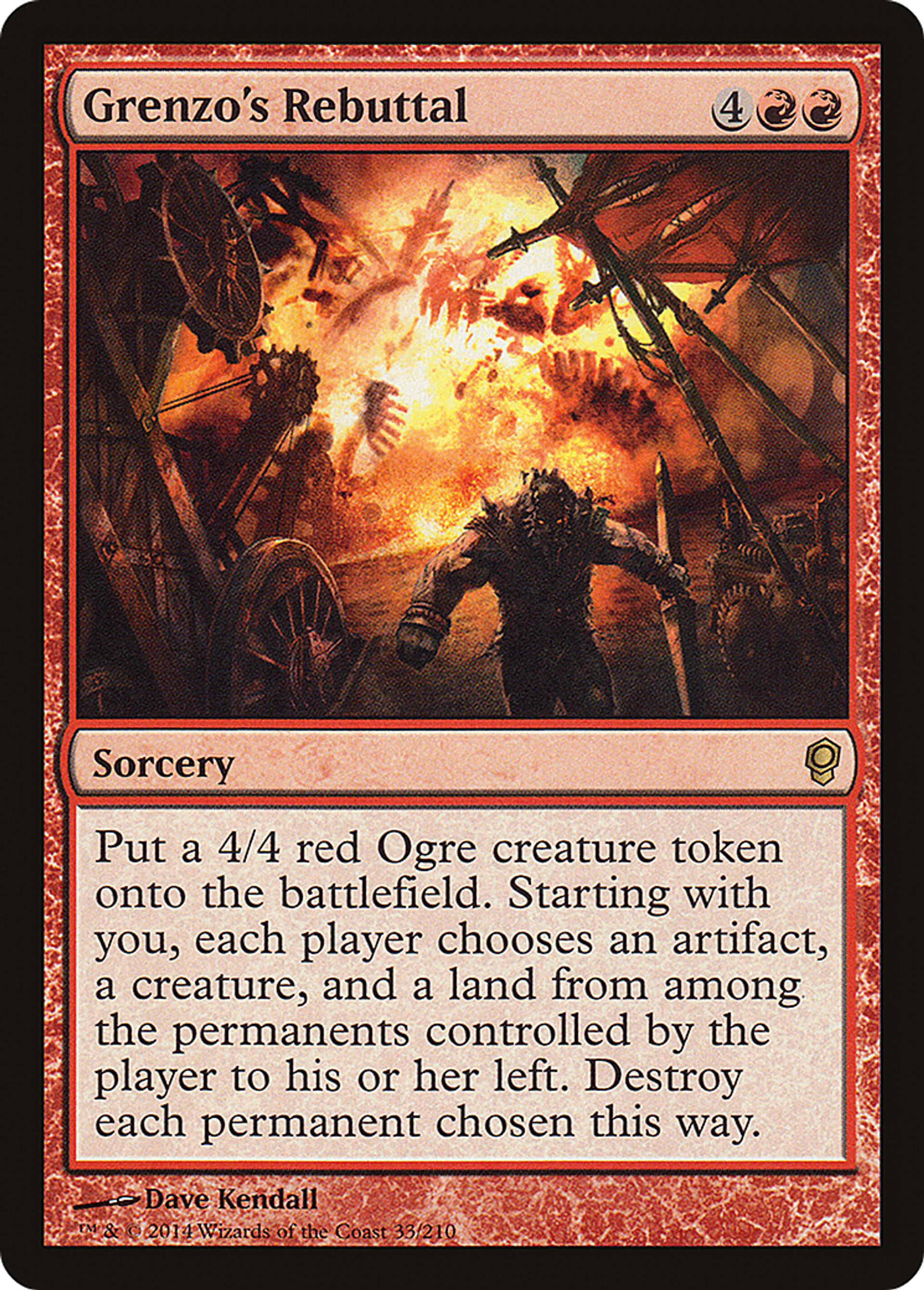 Grenzo's Rebuttal — Conspiracy — Magic: The Gathering