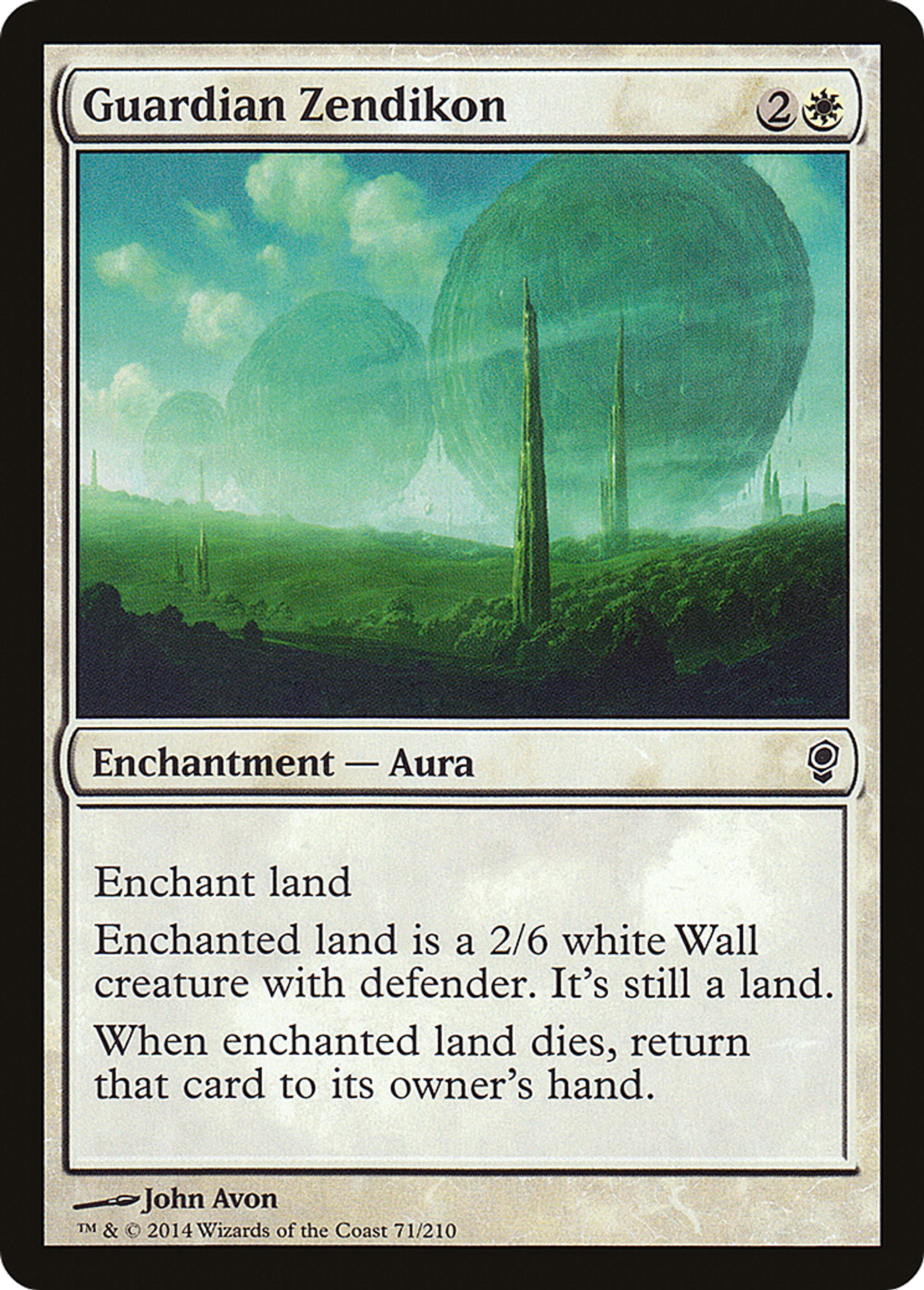 Guardian Zendikon — Conspiracy — Magic: The Gathering