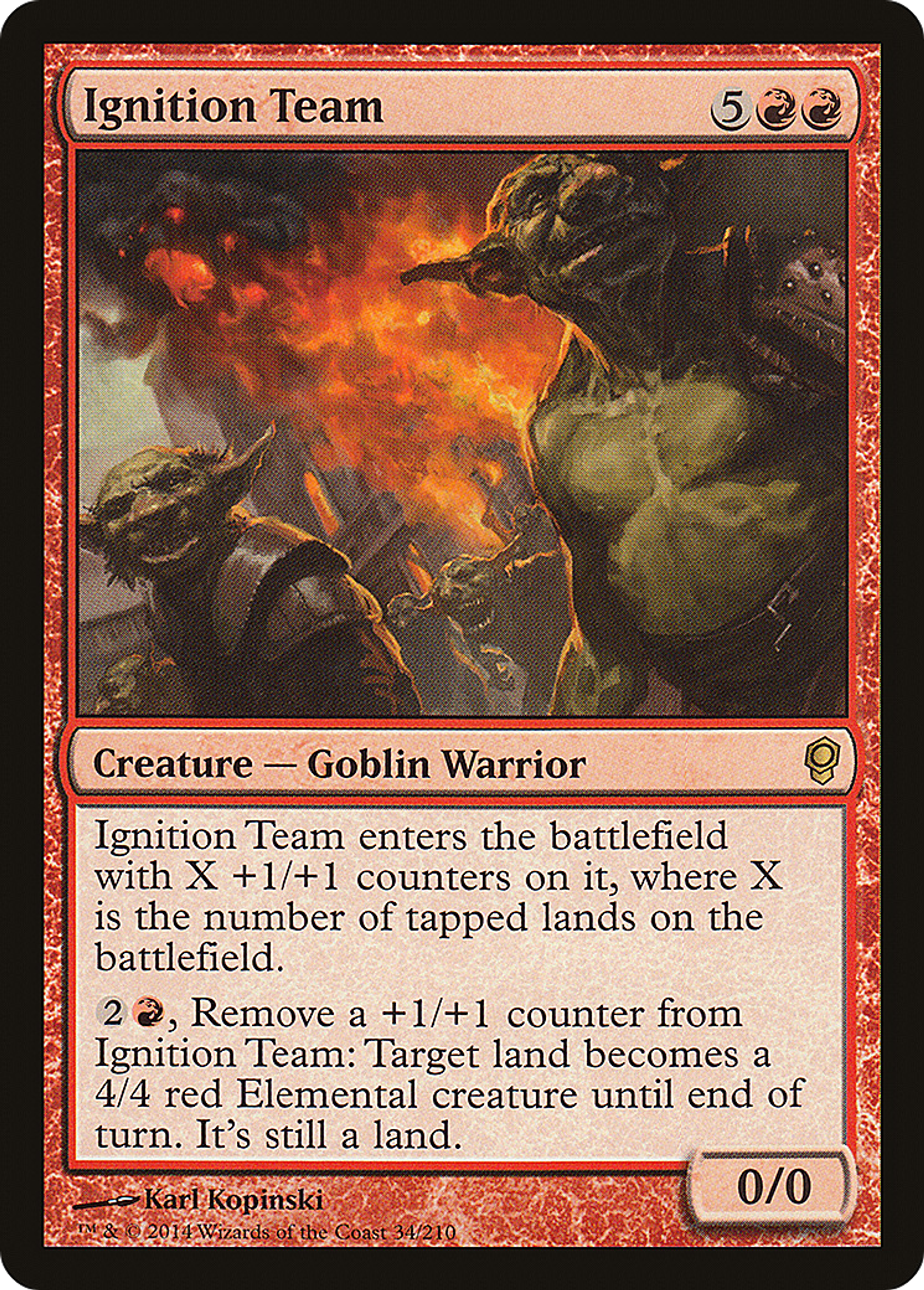 Ignition Team — Conspiracy — Magic: The Gathering