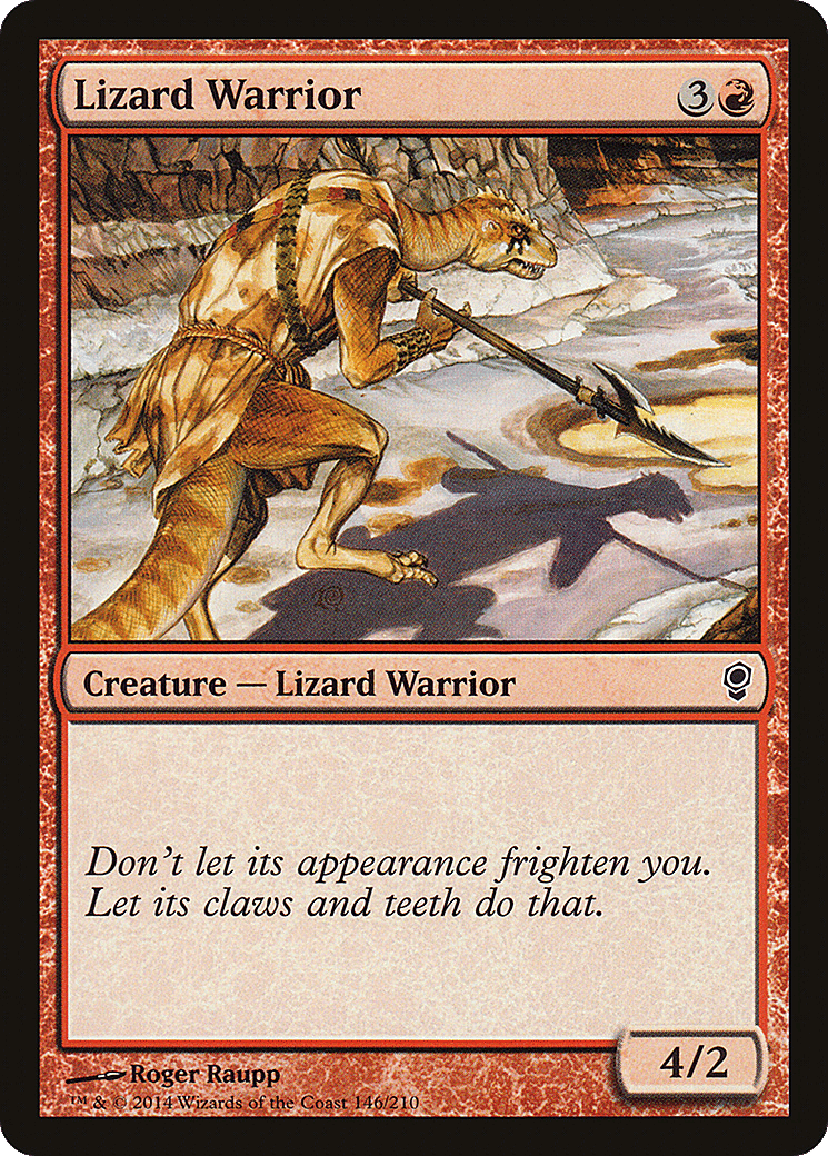 Lizard Warrior — Conspiracy — Magic: The Gathering