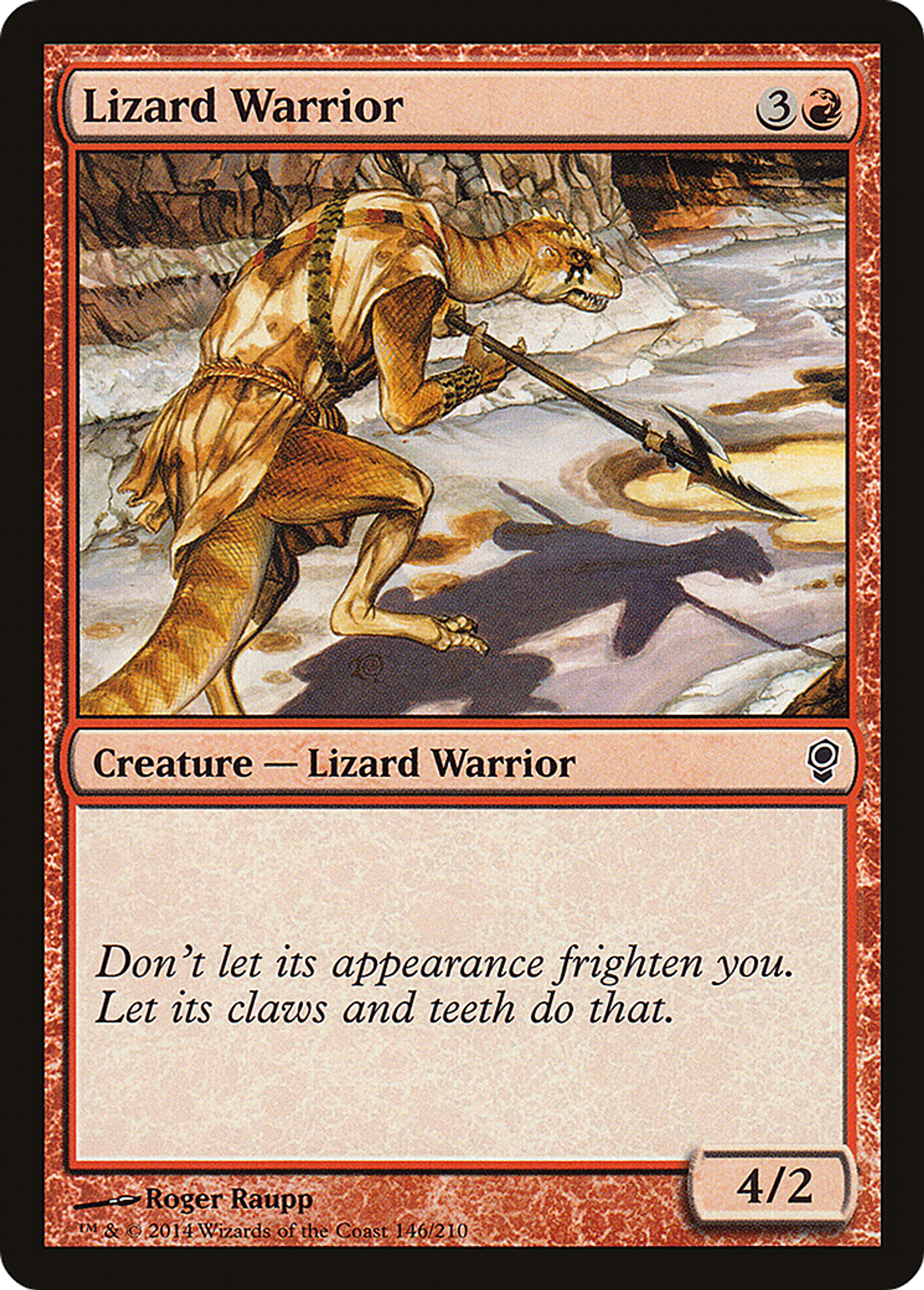 Lizard Warrior — Conspiracy — Magic: The Gathering