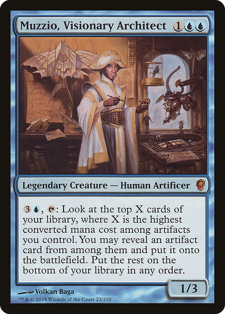 Muzzio, Visionary Architect — Conspiracy — Magic: The Gathering