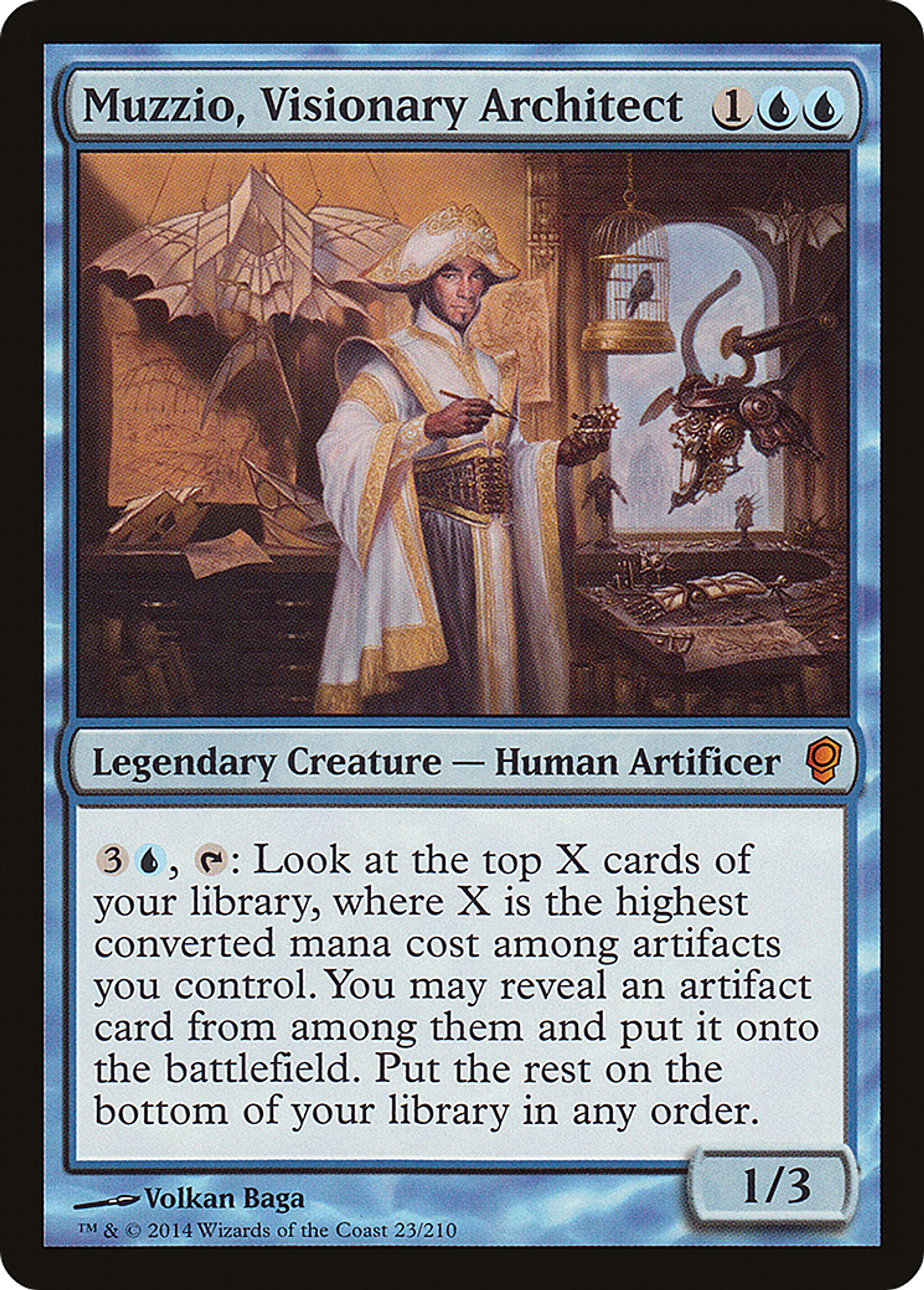 Muzzio, Visionary Architect — Conspiracy — Magic: The Gathering