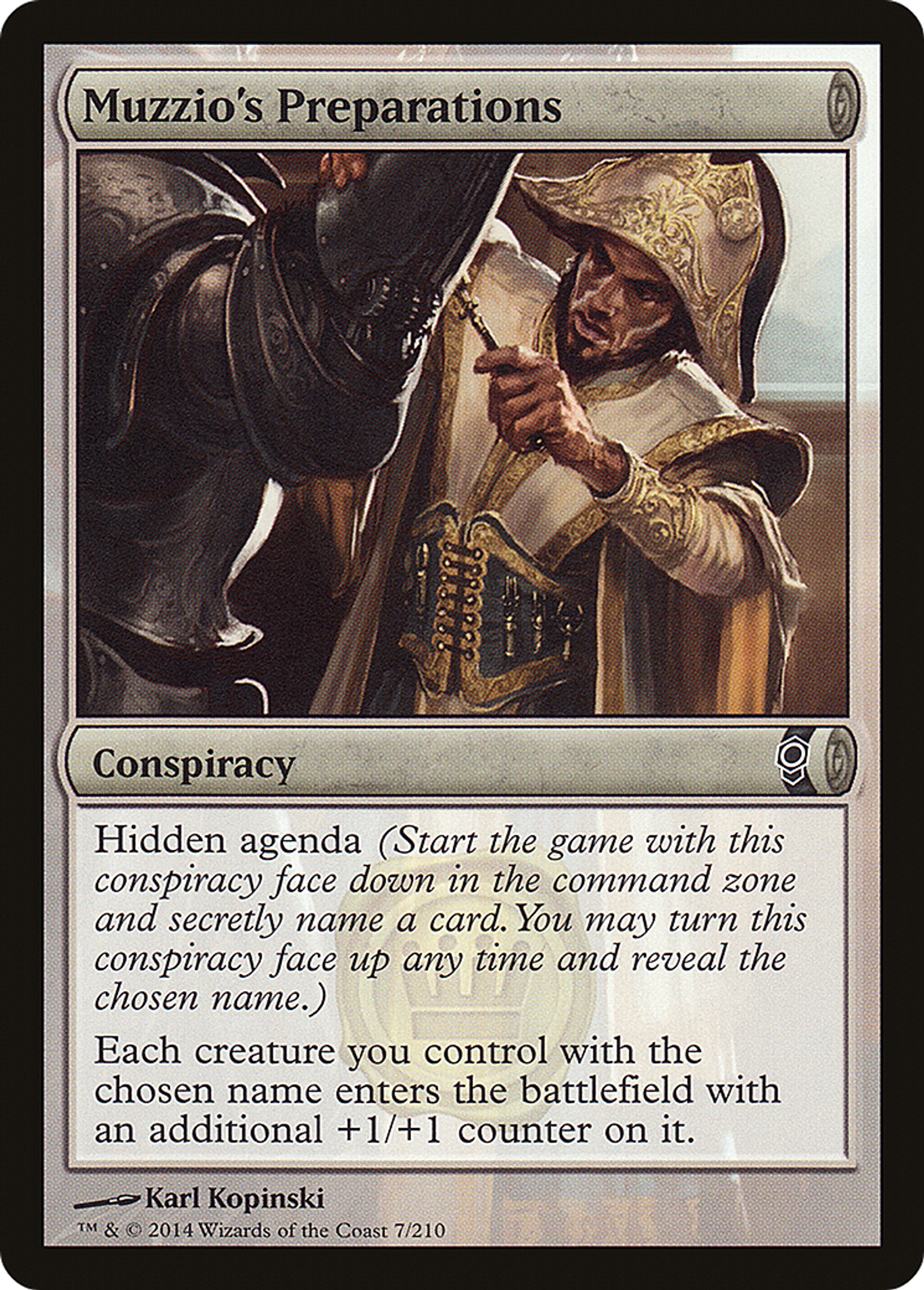 Muzzio's Preparations — Conspiracy — Magic: The Gathering