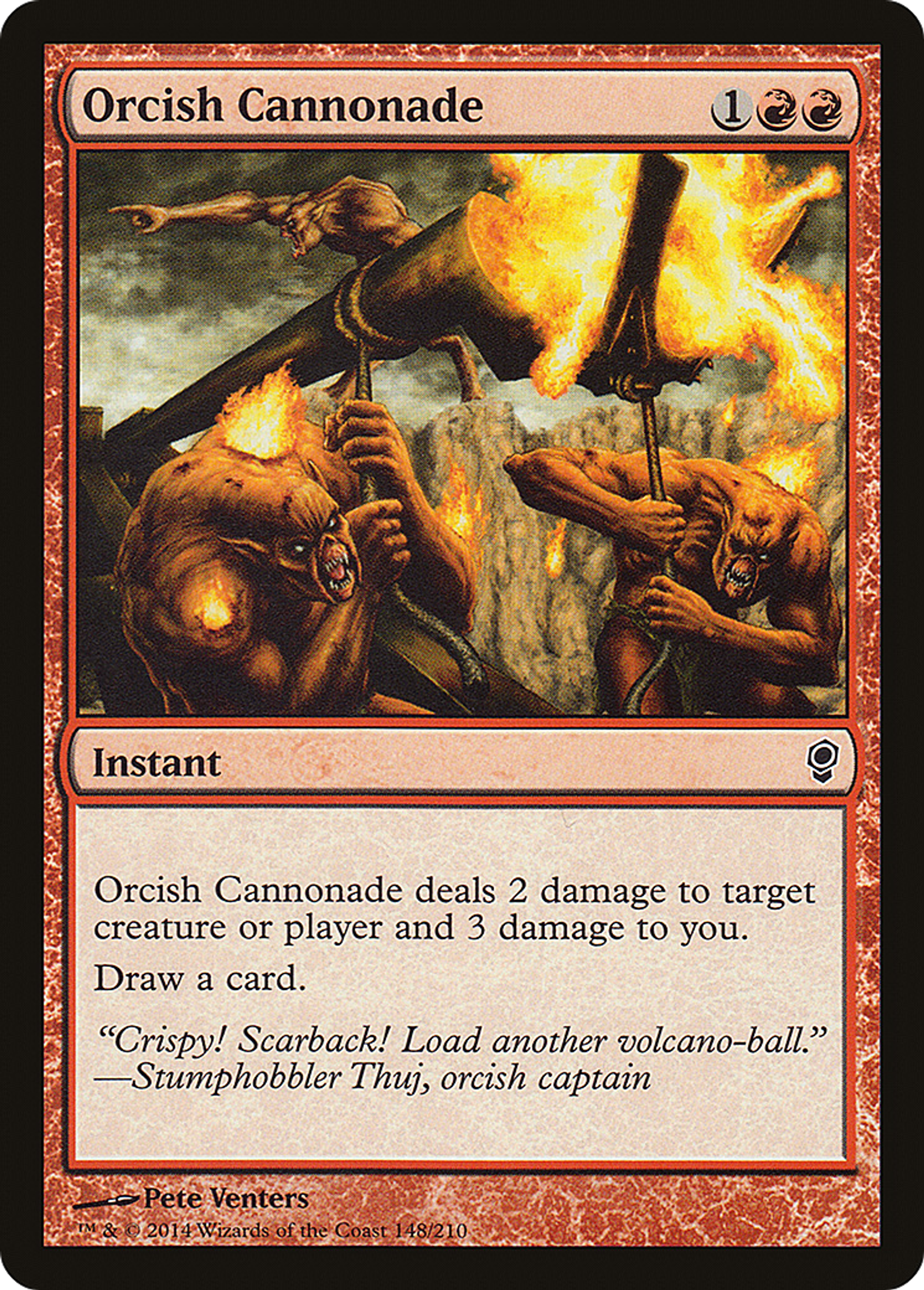 Orcish Cannonade — Conspiracy — Magic: The Gathering