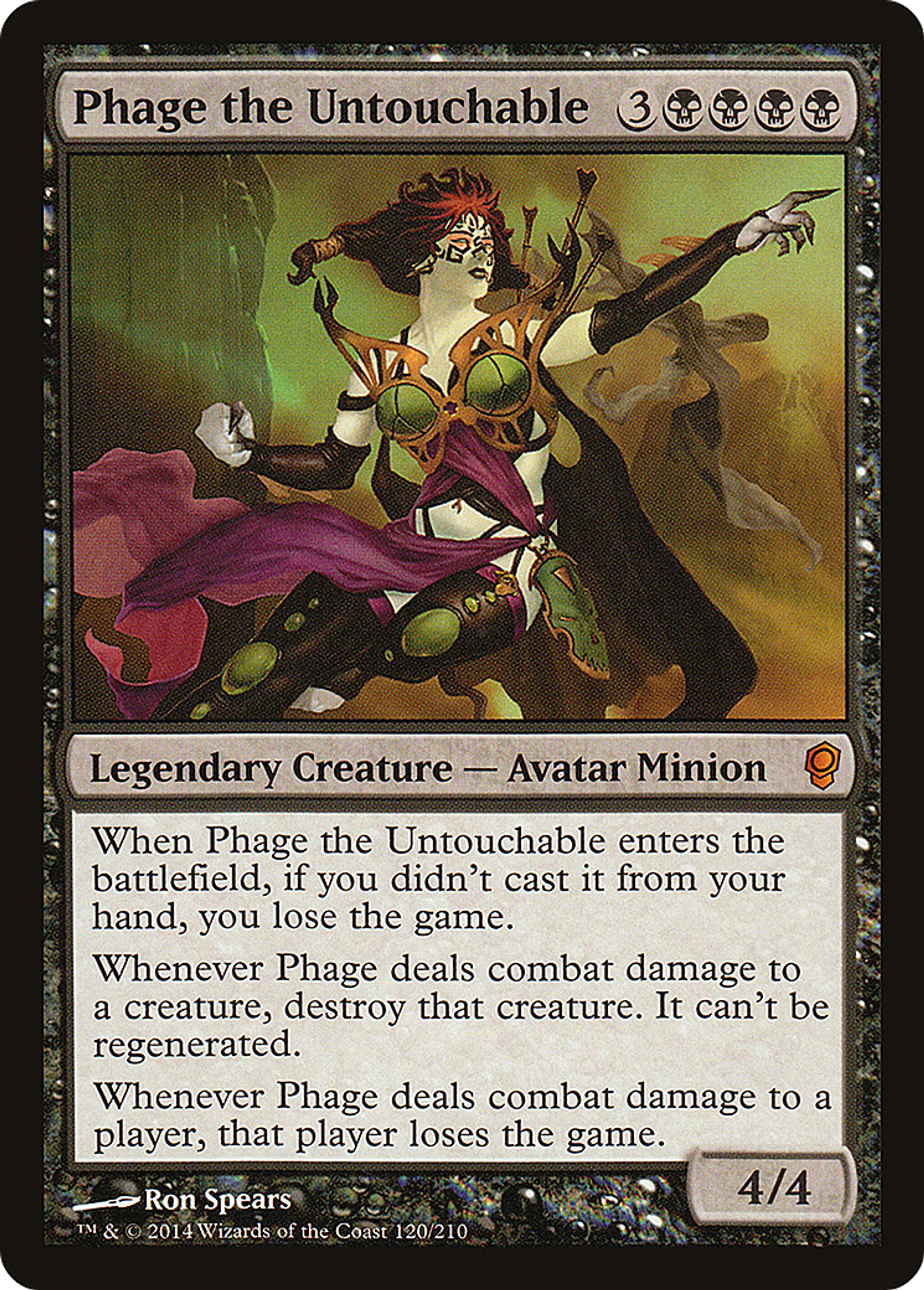 Phage the Untouchable — Conspiracy — Magic: The Gathering