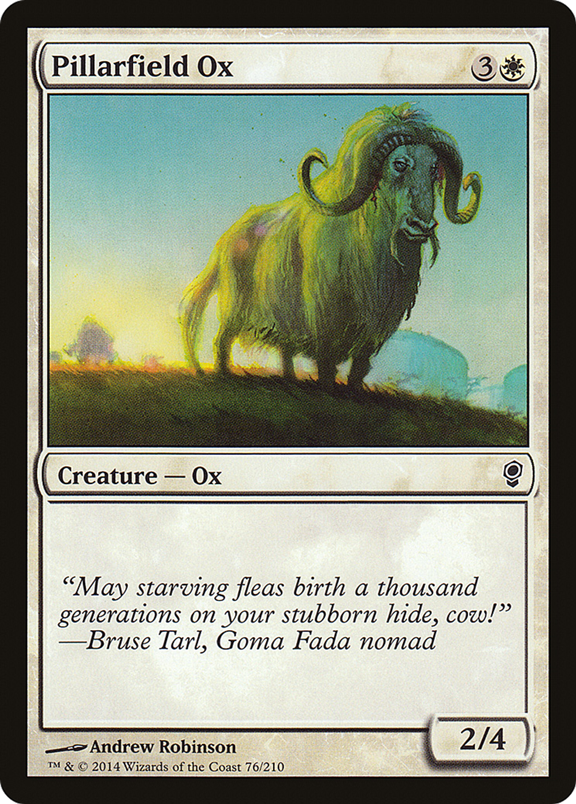 Pillarfield Ox — Conspiracy — Magic: The Gathering