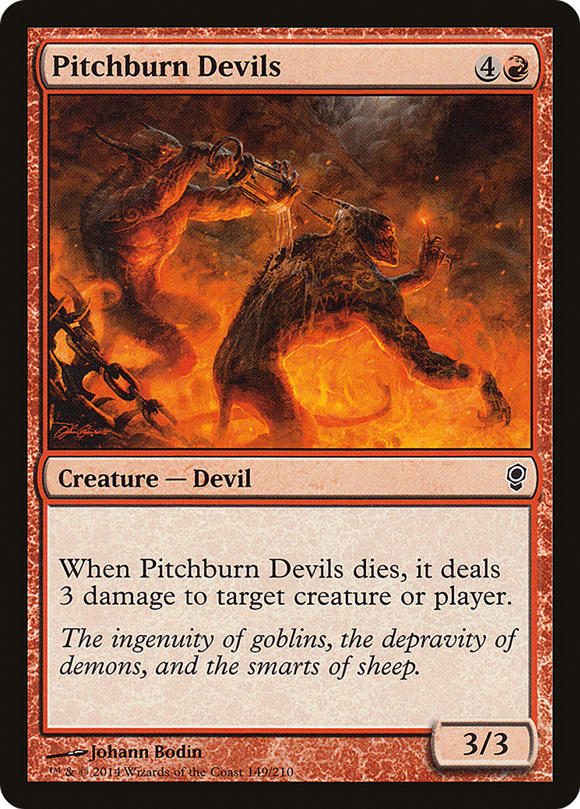 Pitchburn Devils — Conspiracy — Magic: The Gathering