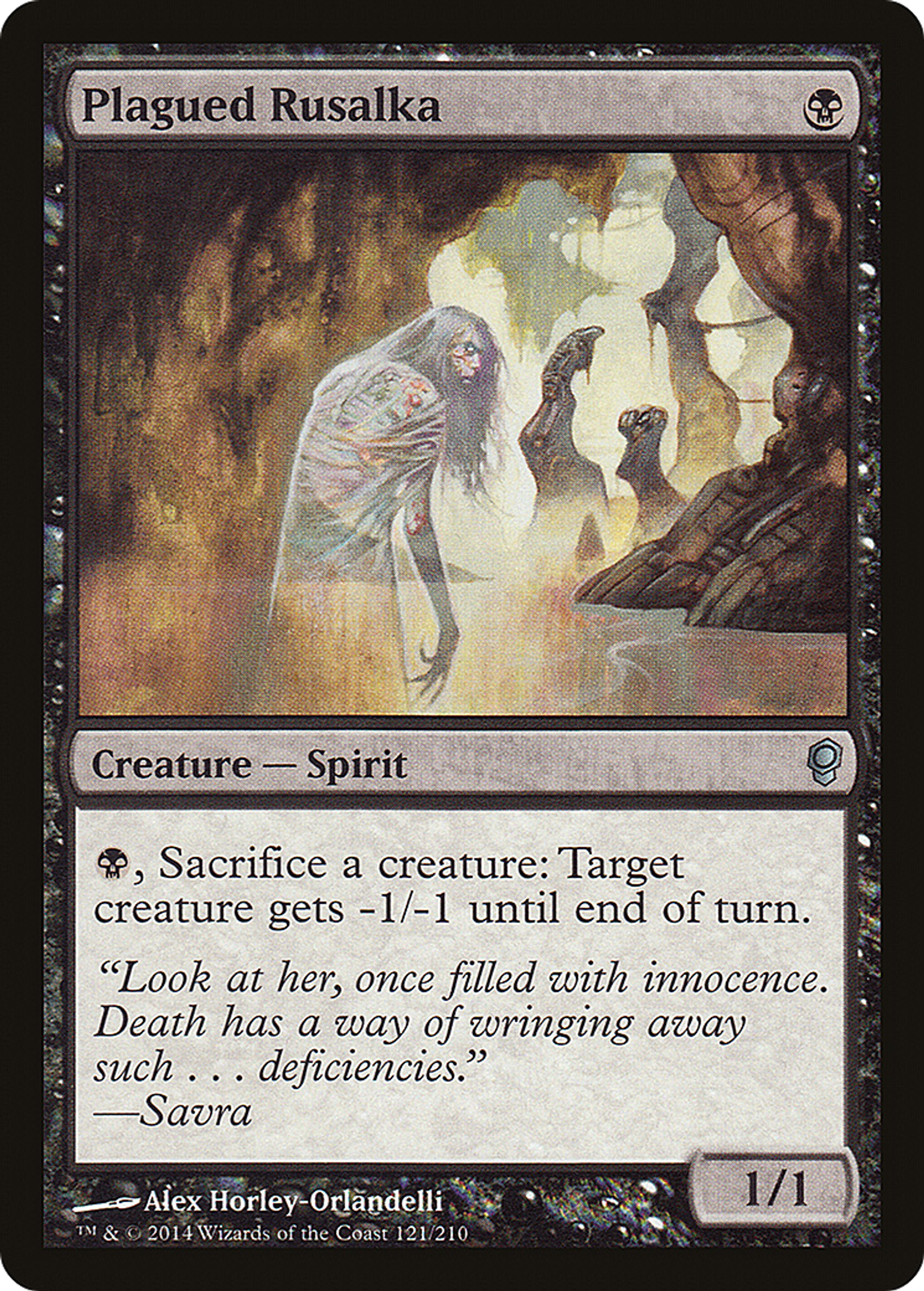 Plagued Rusalka — Conspiracy — Magic: The Gathering