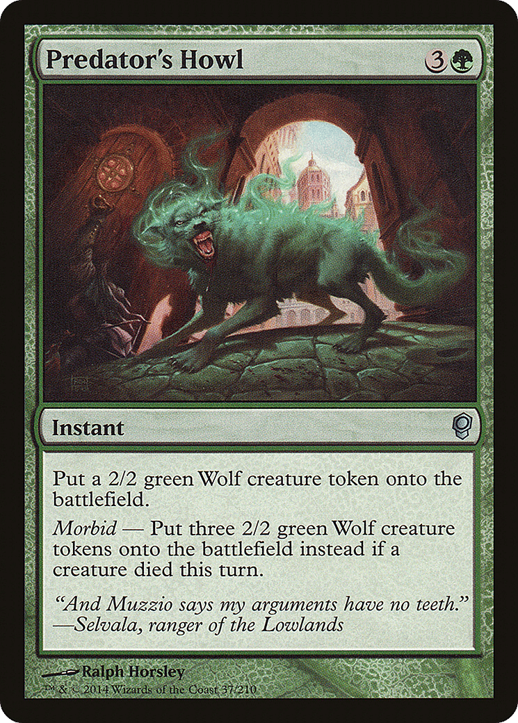 Predator's Howl — Conspiracy — Magic: The Gathering