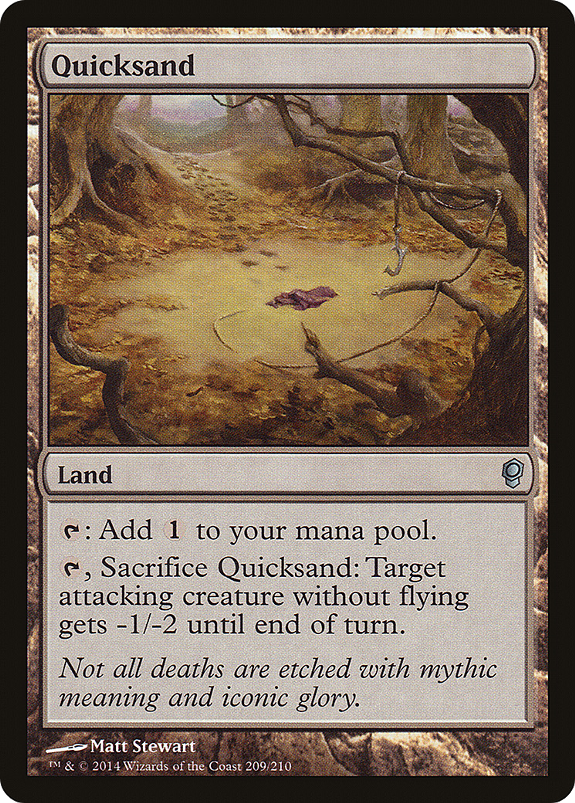 Quicksand — Conspiracy — Magic: The Gathering