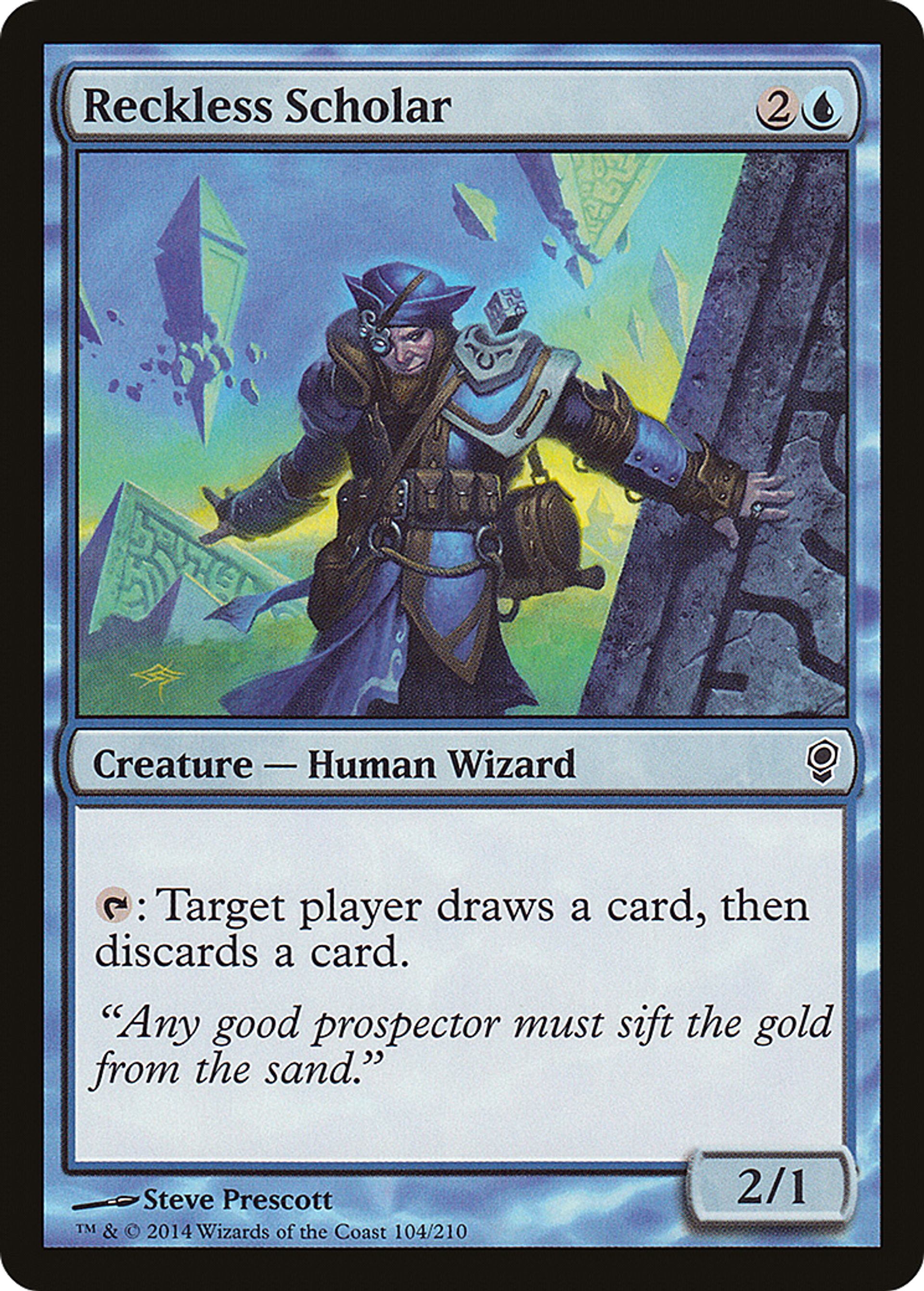 Reckless Scholar — Conspiracy — Magic: The Gathering