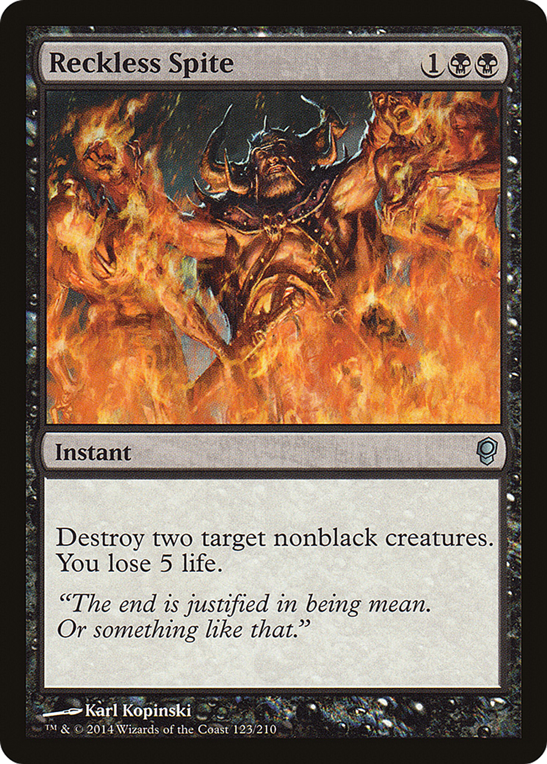 Reckless Spite — Conspiracy — Magic: The Gathering