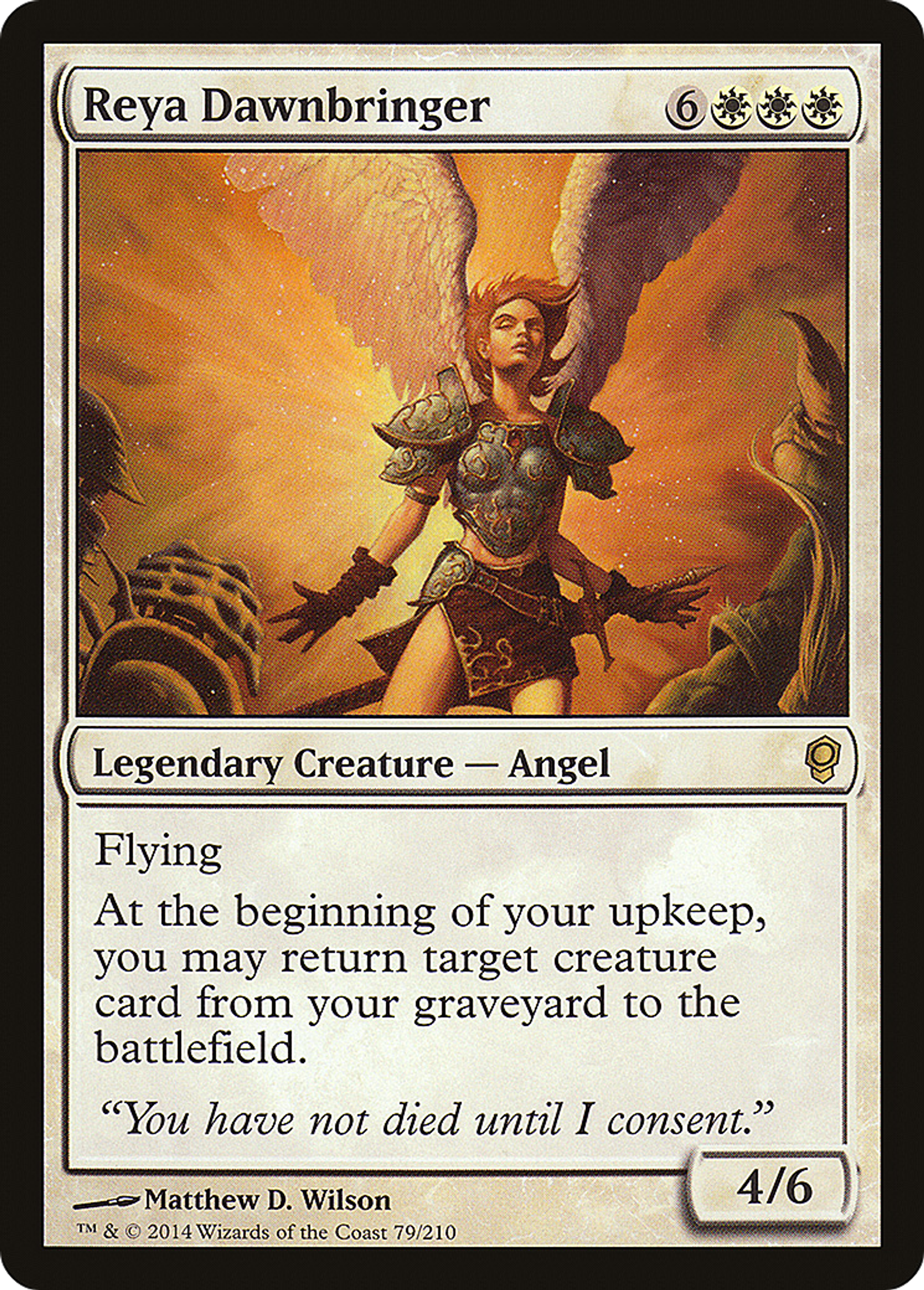 Reya Dawnbringer — Conspiracy — Magic: The Gathering