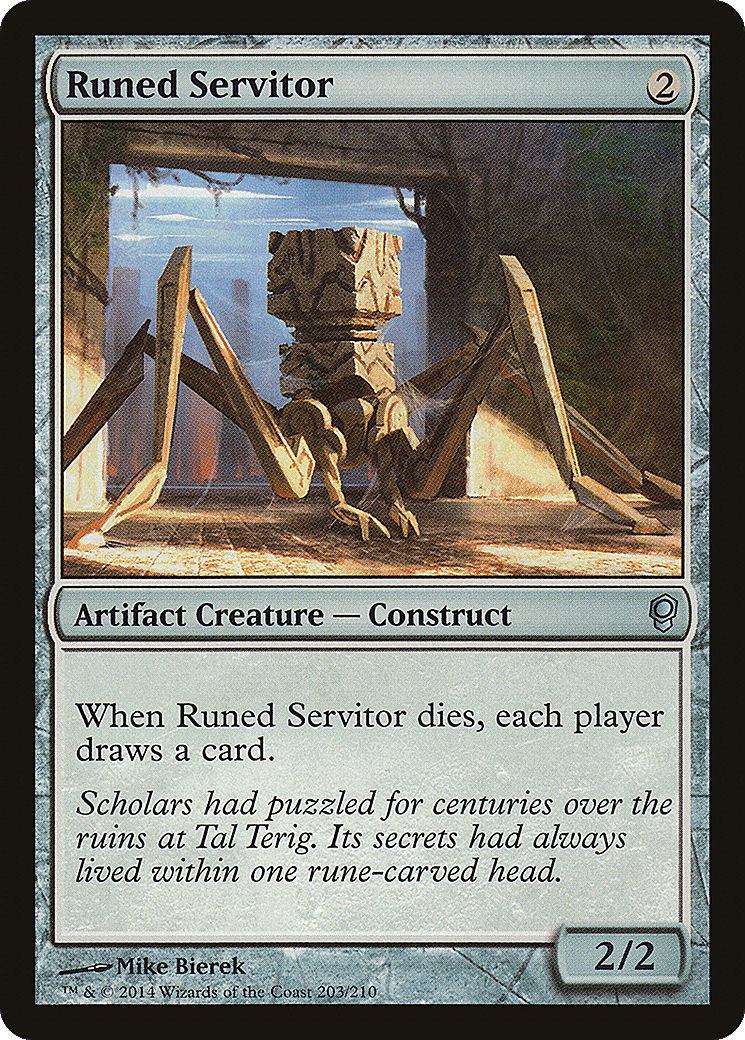 Runed Servitor — Conspiracy — Magic: The Gathering