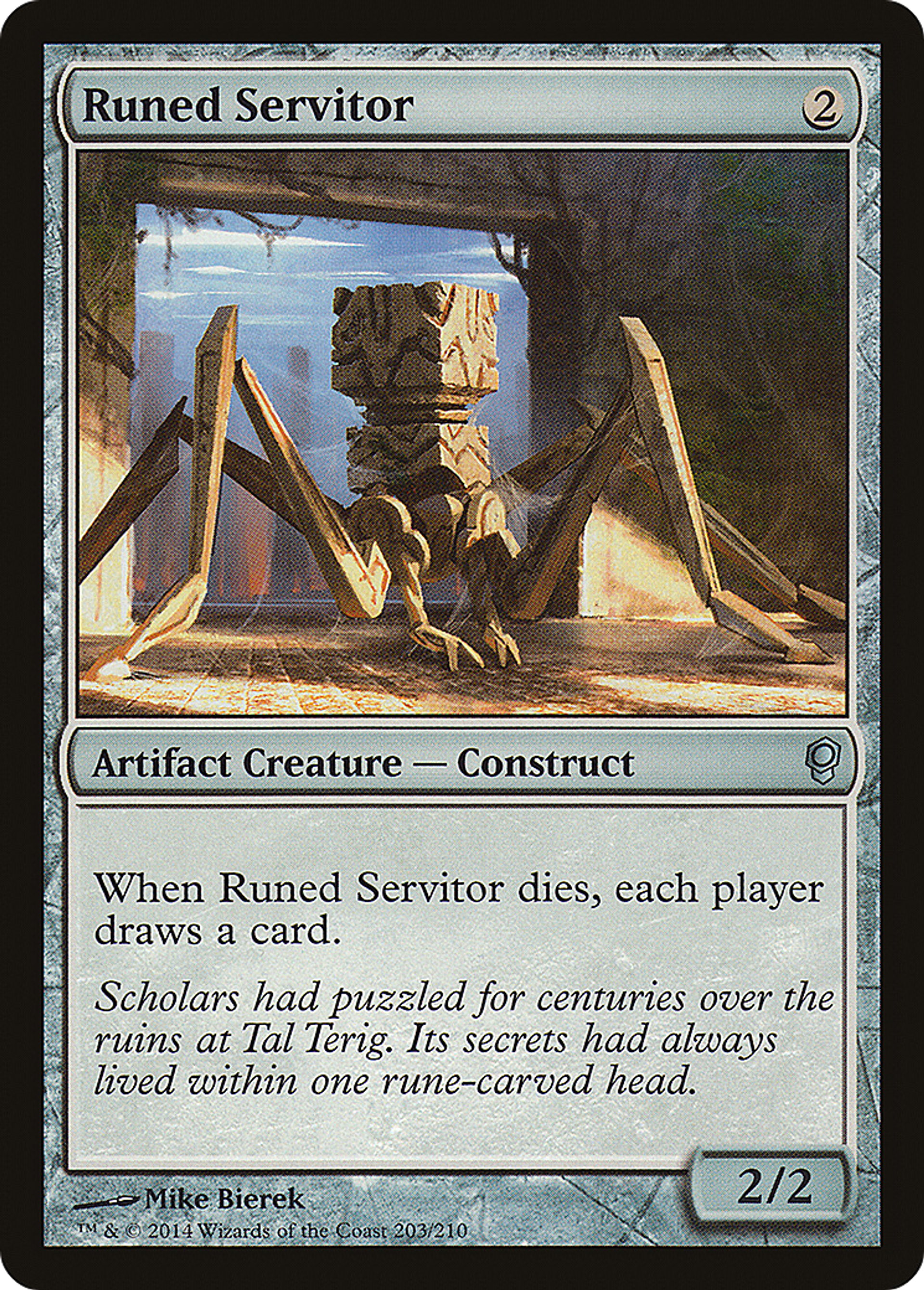Runed Servitor — Conspiracy — Magic: The Gathering