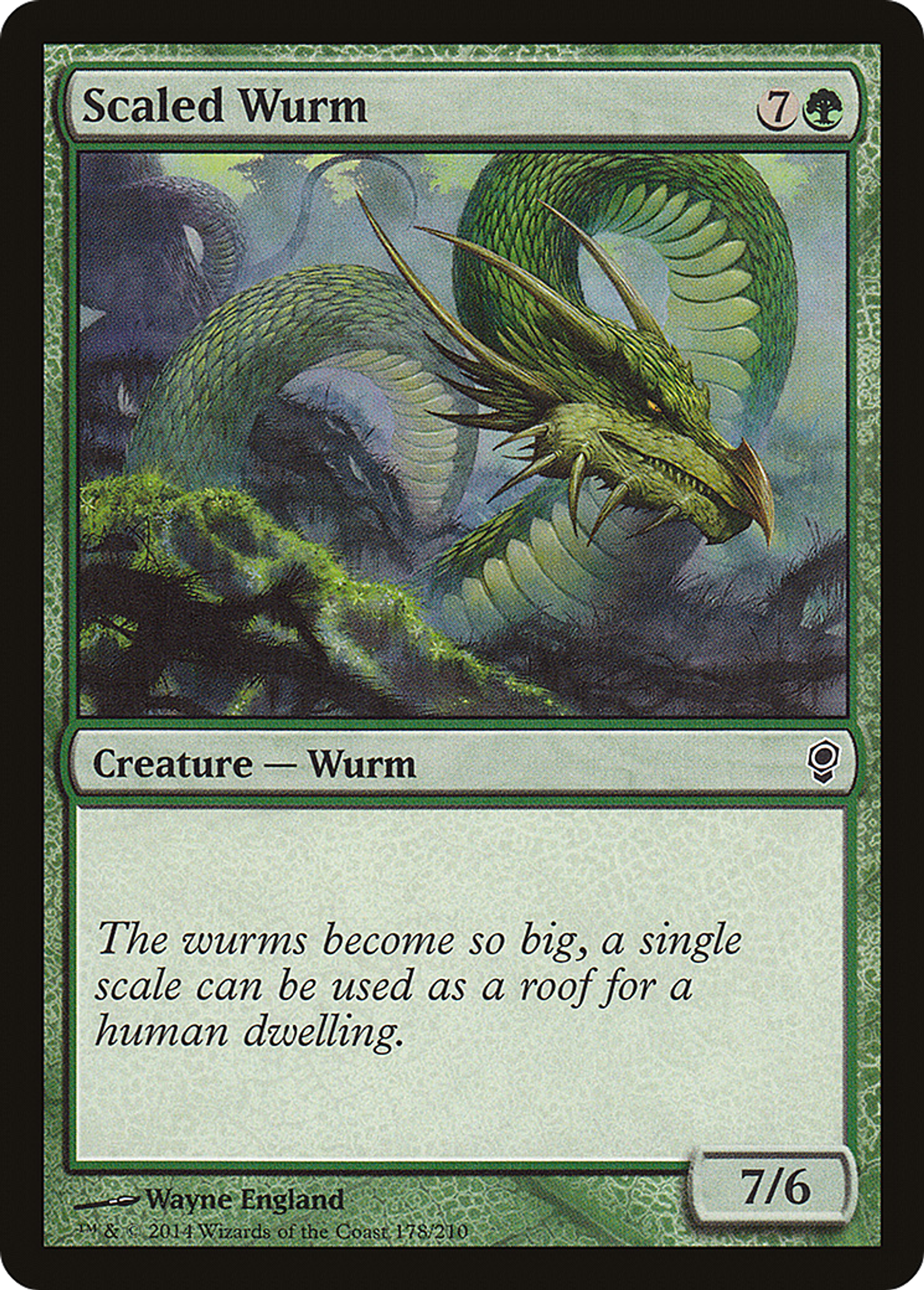 Scaled Wurm — Conspiracy — Magic: The Gathering