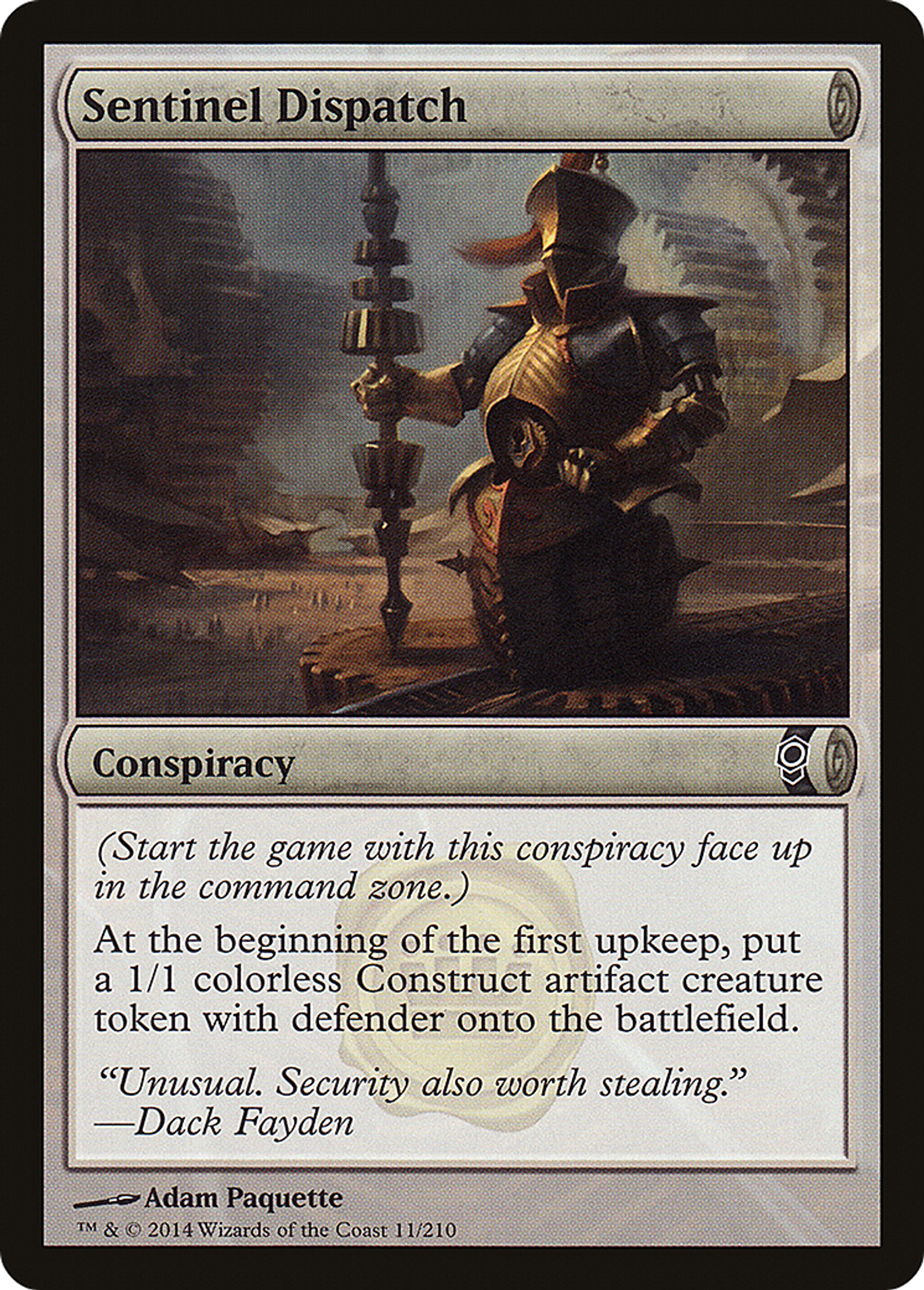 Sentinel Dispatch — Conspiracy — Magic: The Gathering