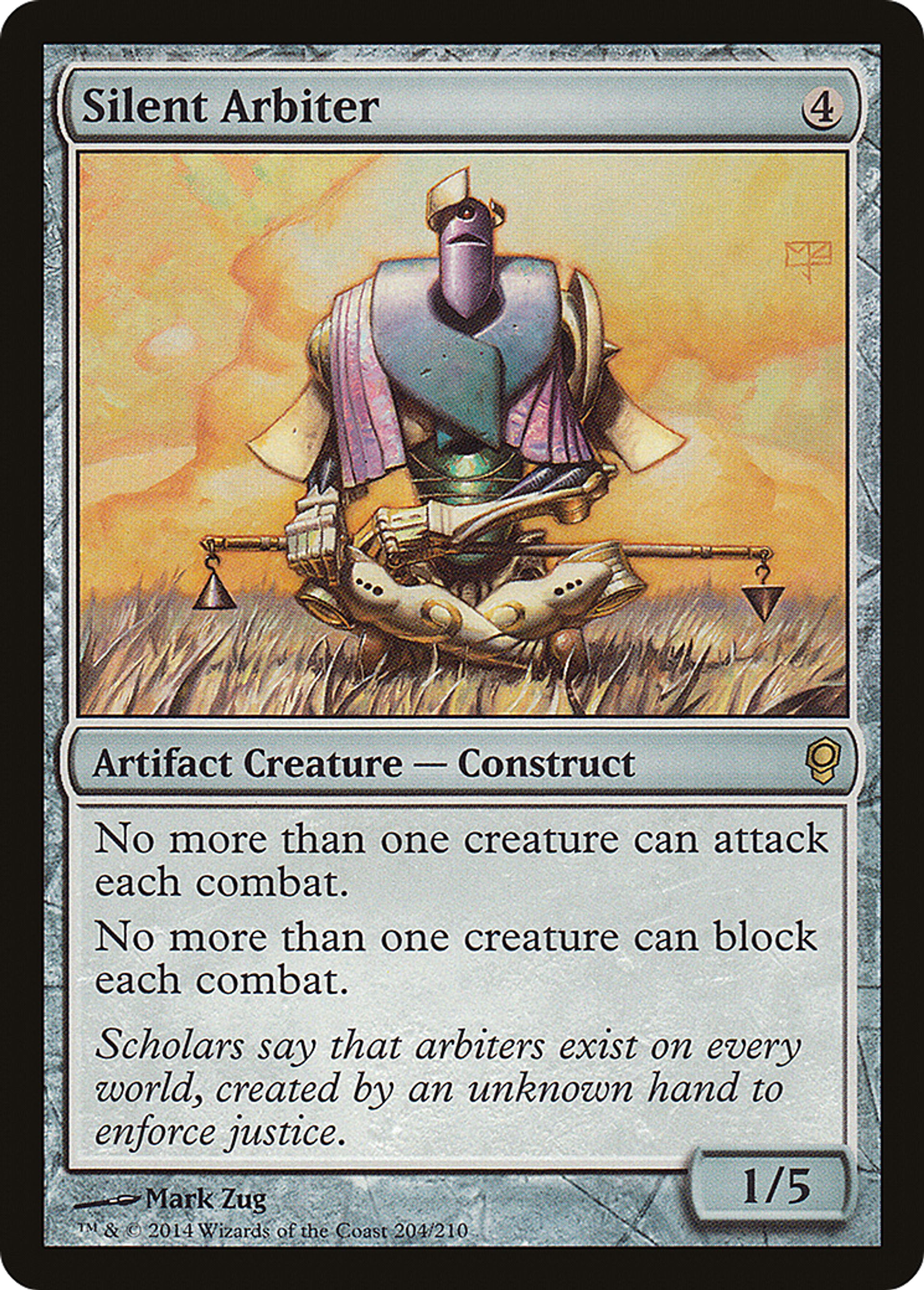 Silent Arbiter — Conspiracy — Magic: The Gathering