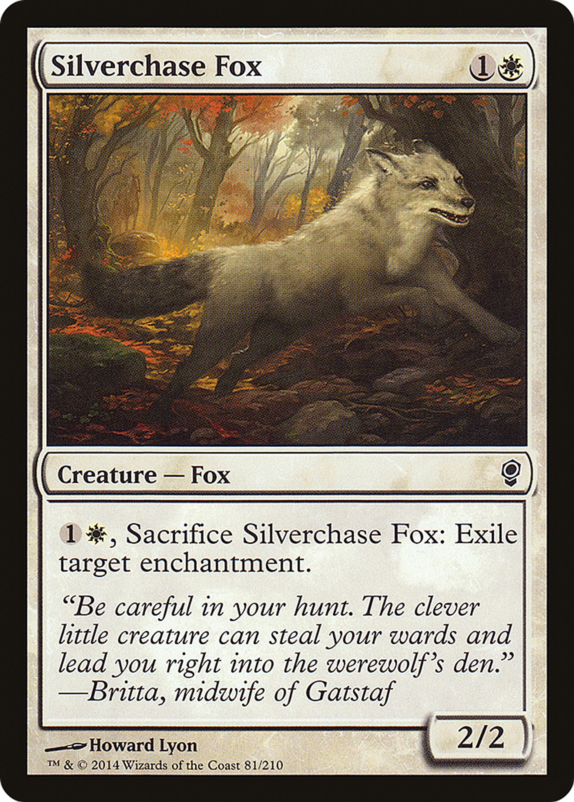 Silverchase Fox — Conspiracy — Magic: The Gathering