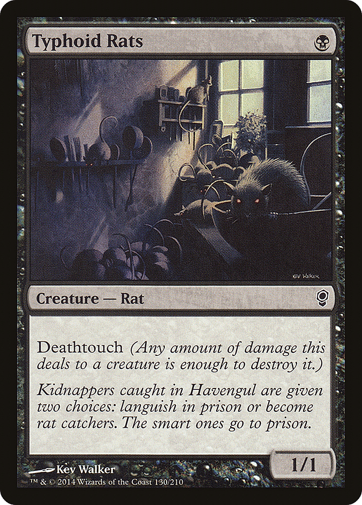 Typhoid Rats — Conspiracy — Magic: The Gathering