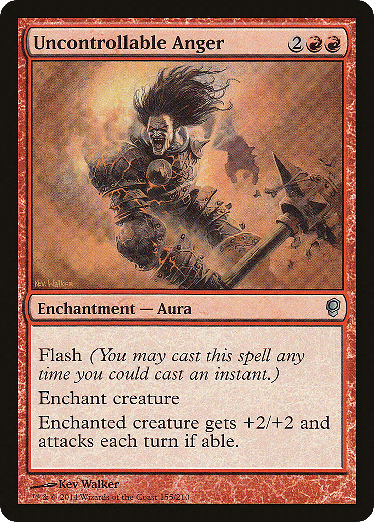 Uncontrollable Anger — Conspiracy — Magic: The Gathering