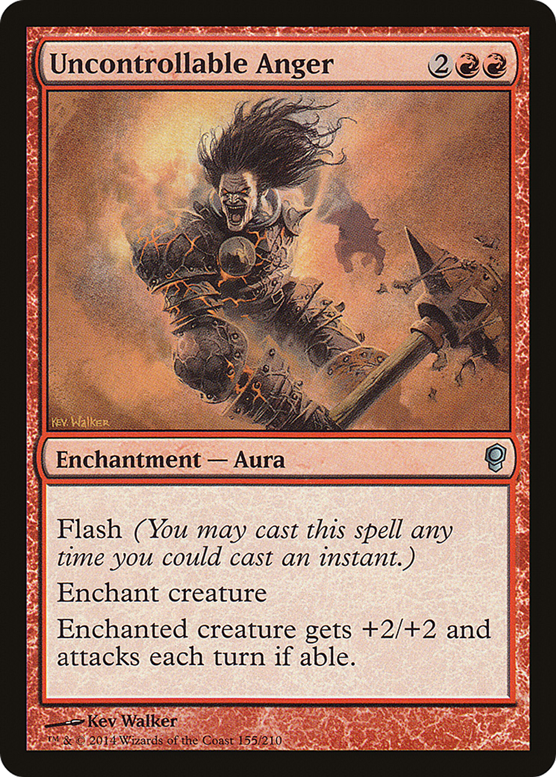Uncontrollable Anger — Conspiracy — Magic: The Gathering