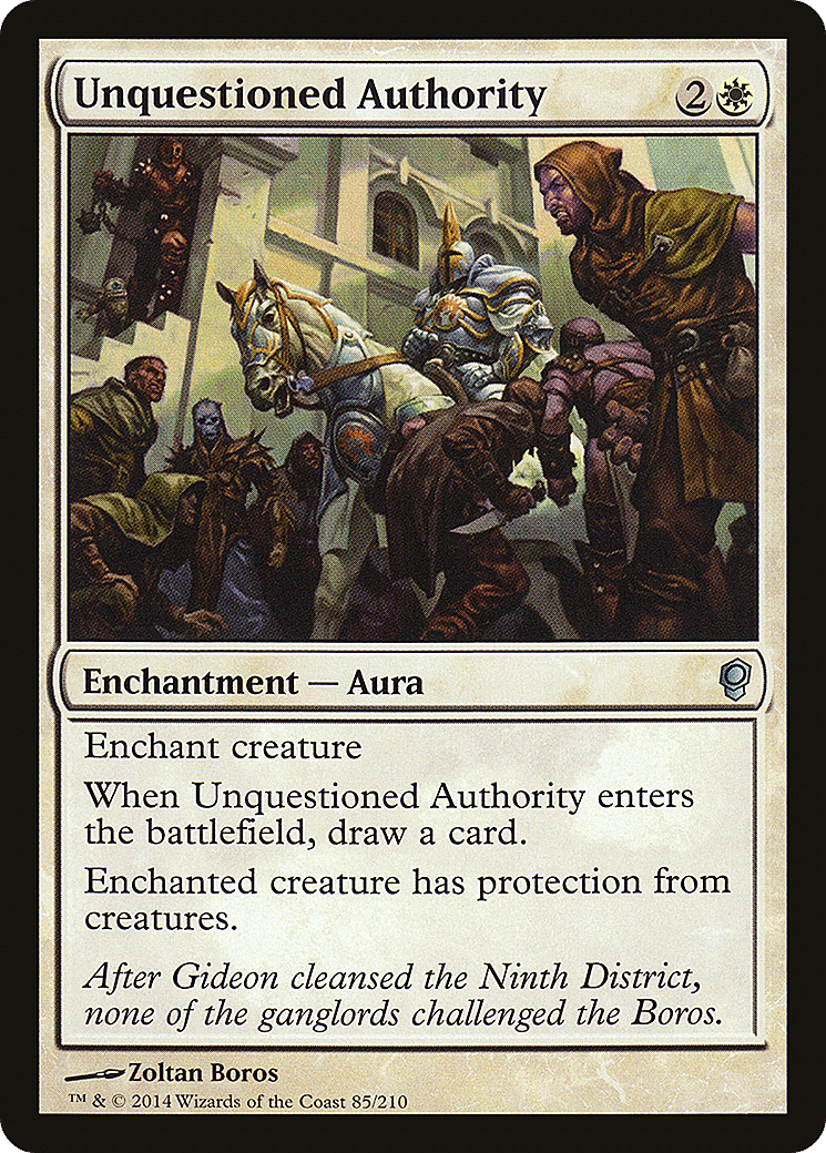Unquestioned Authority — Conspiracy — Magic: The Gathering