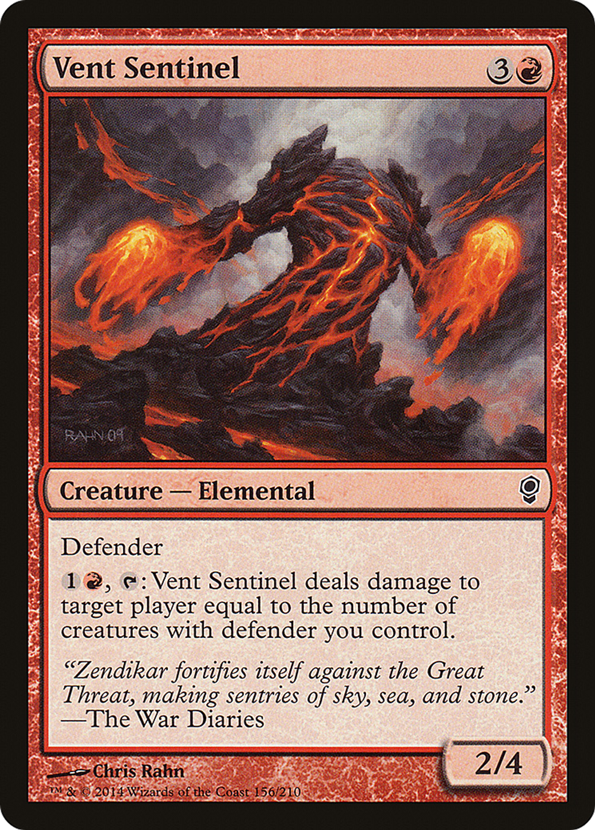 Vent Sentinel — Conspiracy — Magic: The Gathering